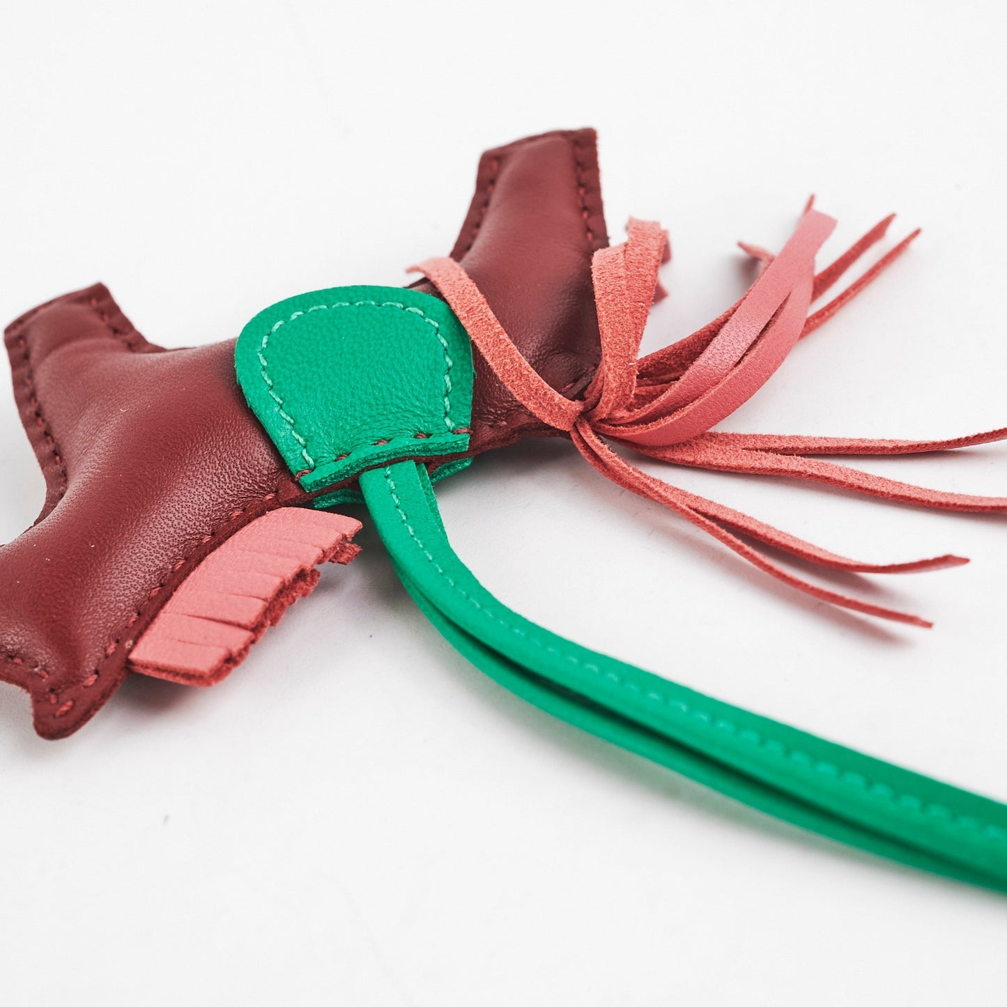 Hermes Rodeo Red/Green Bag Charm