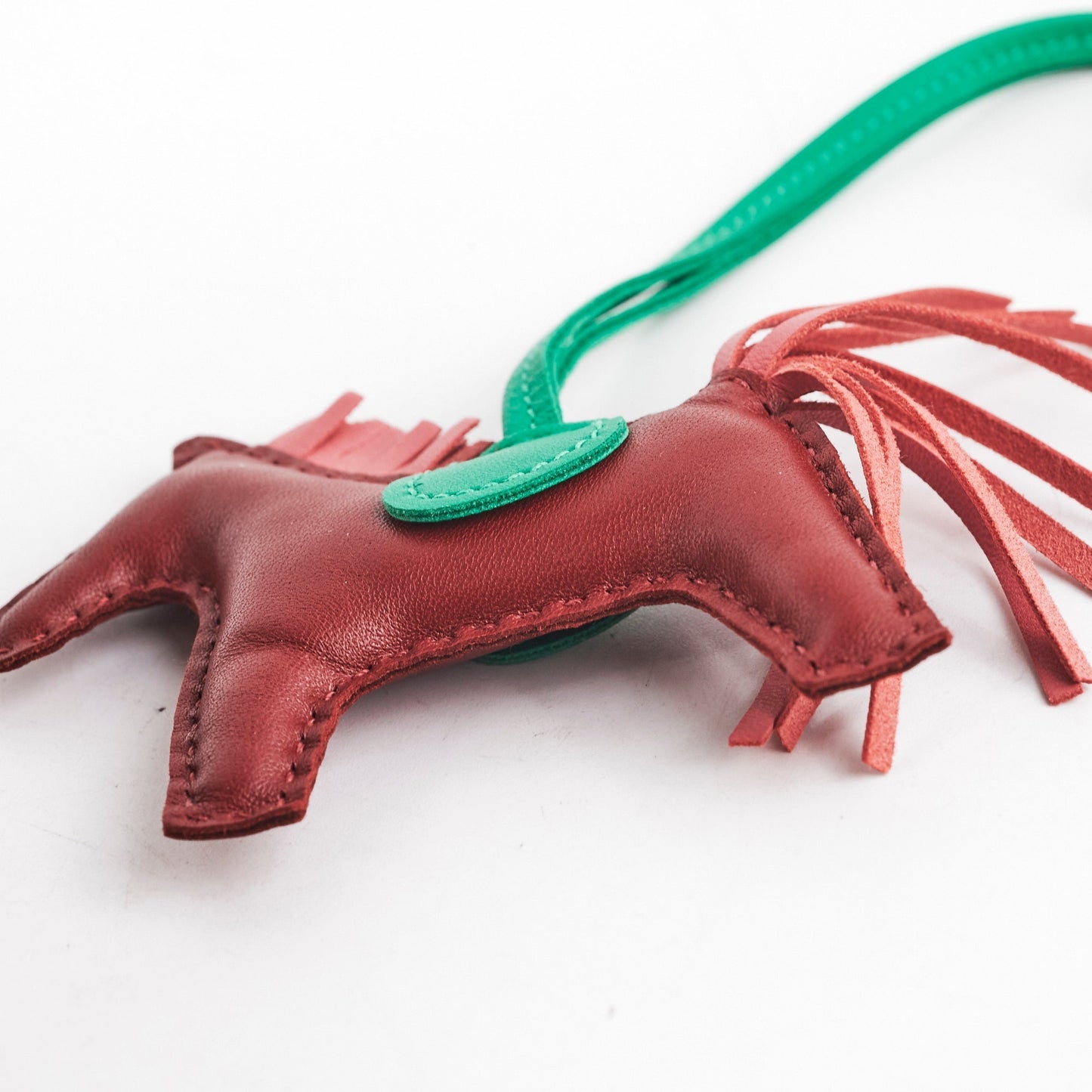 Hermes Rodeo Red/Green Bag Charm
