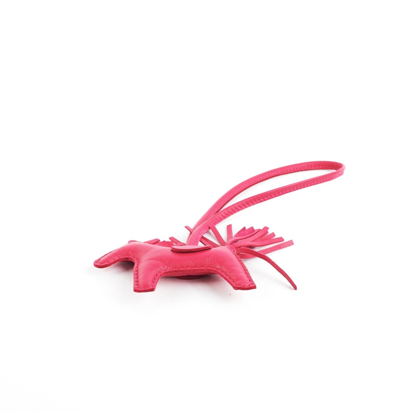 Hermes Rodeo Hot Pink Bag Charm