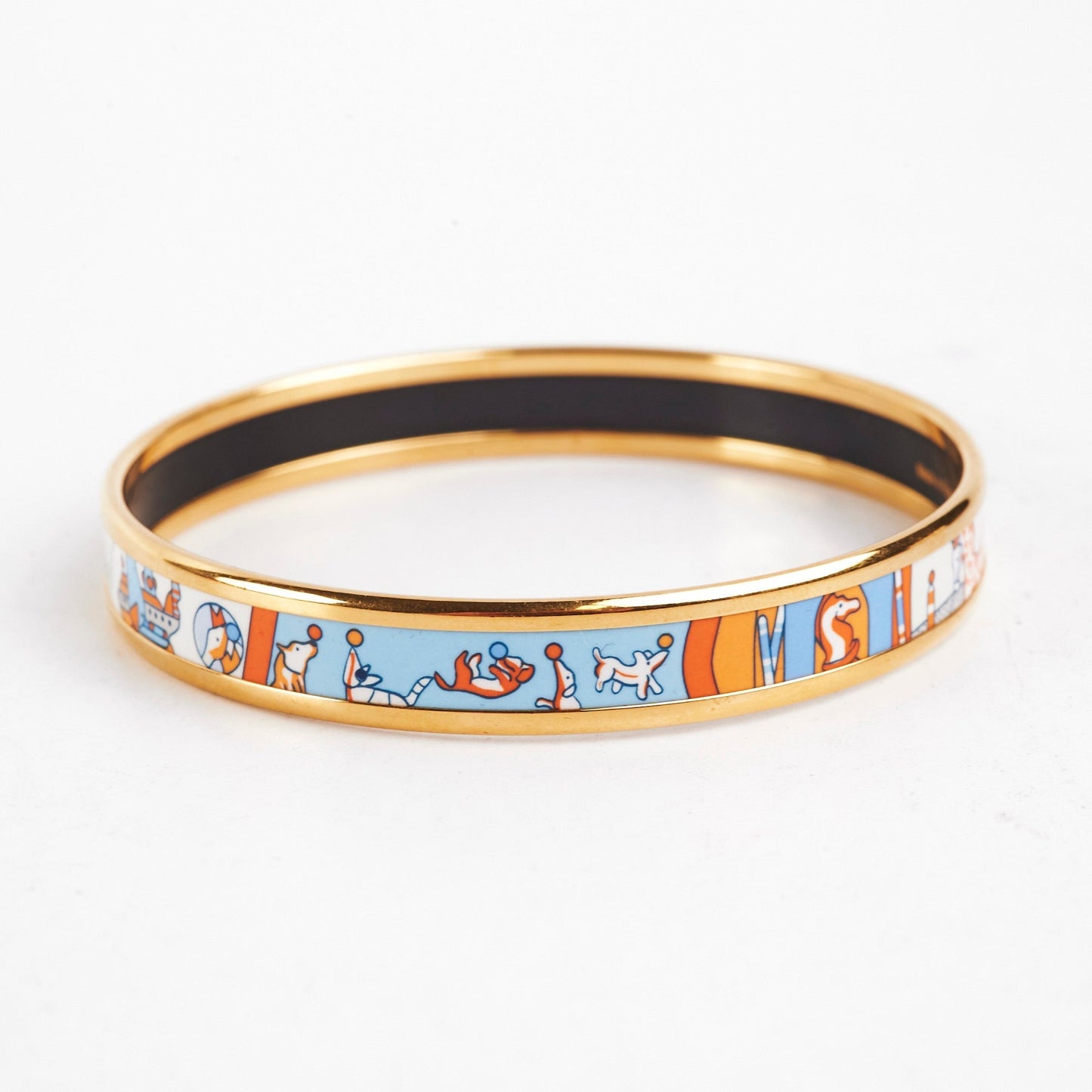 Hermes Kangaroo Gold Bangle