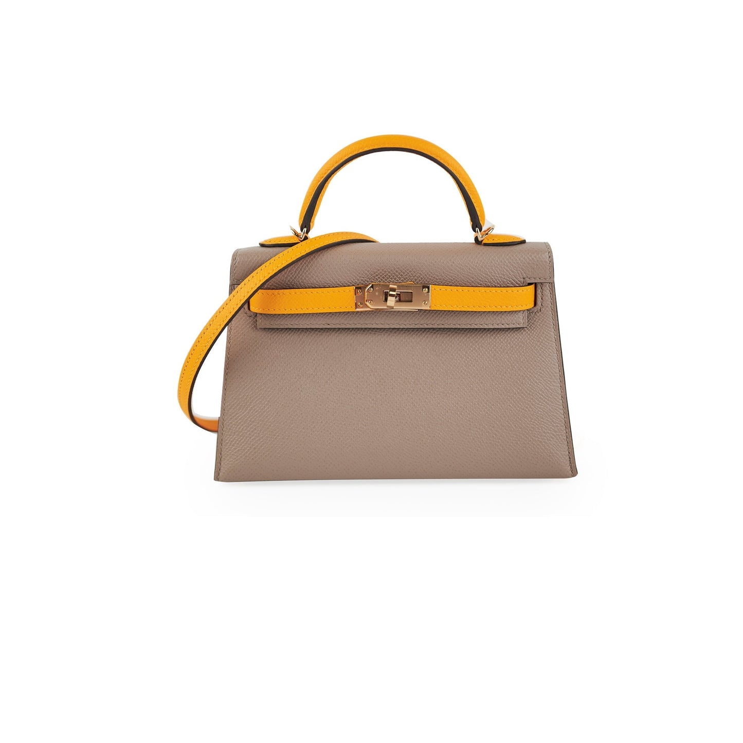 Hermes Special Order Mini Kelly Veau Epsom Etoupe