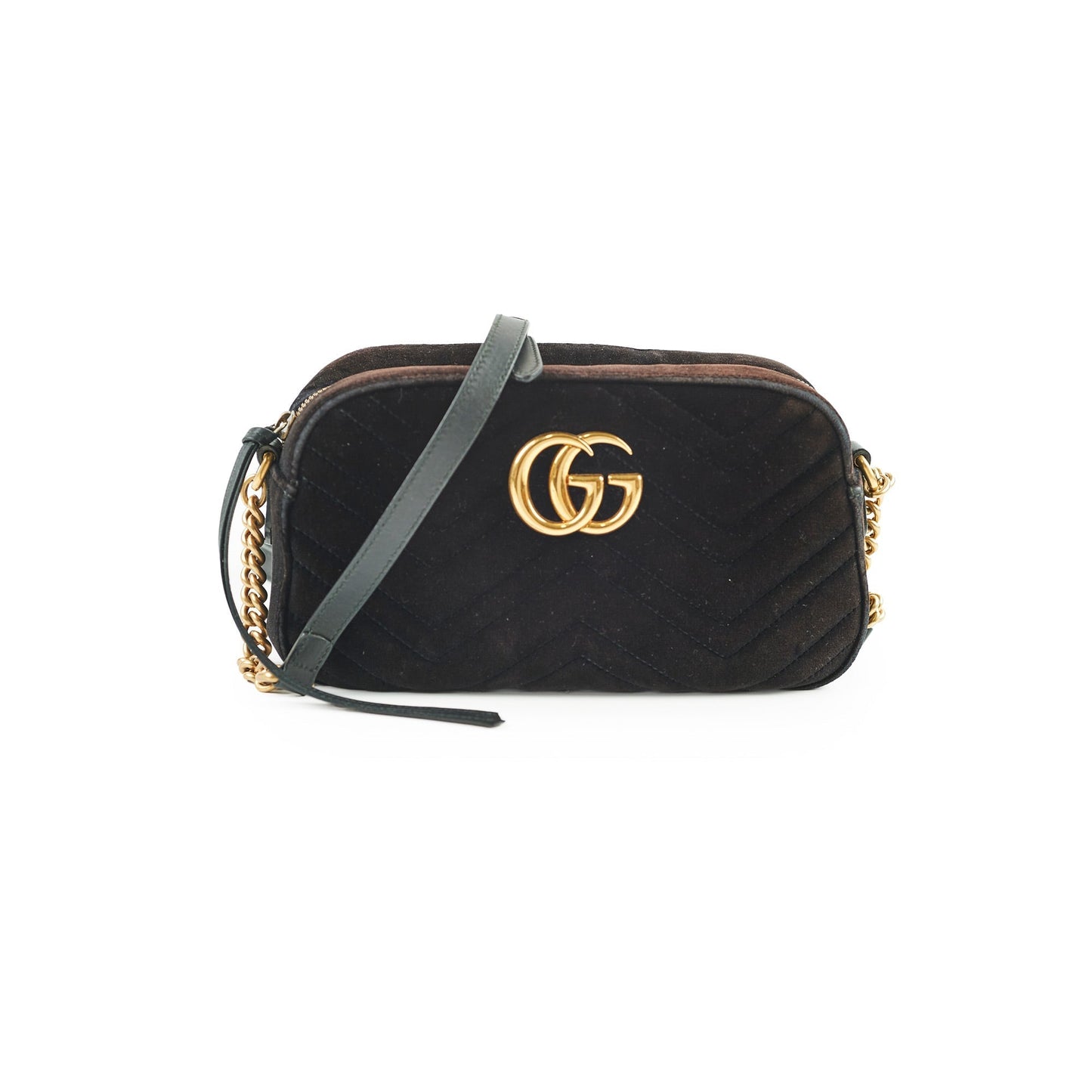 Gucci Marmont Velvet Bag Black Small