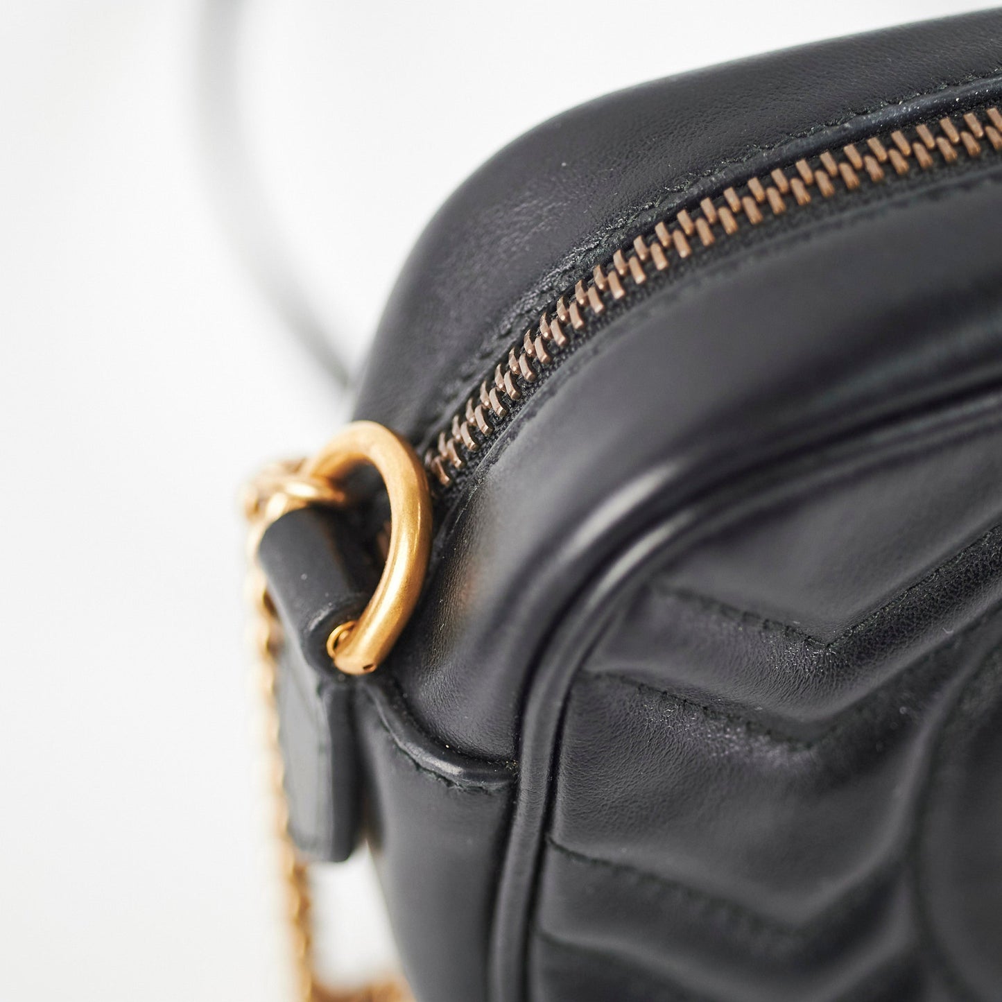 Gucci Mini Marmont Black Camera Bag