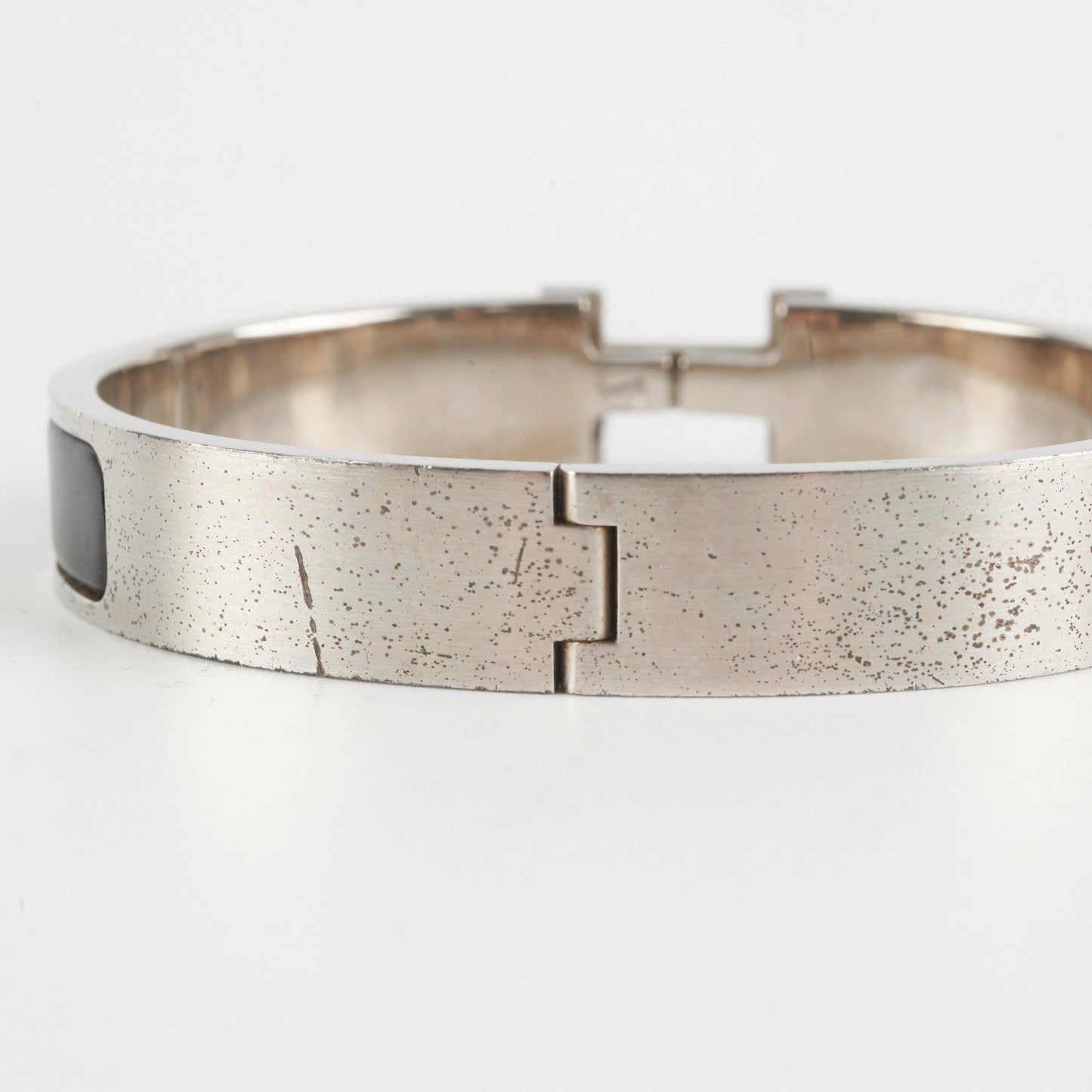 Hermes Black H Bracelet