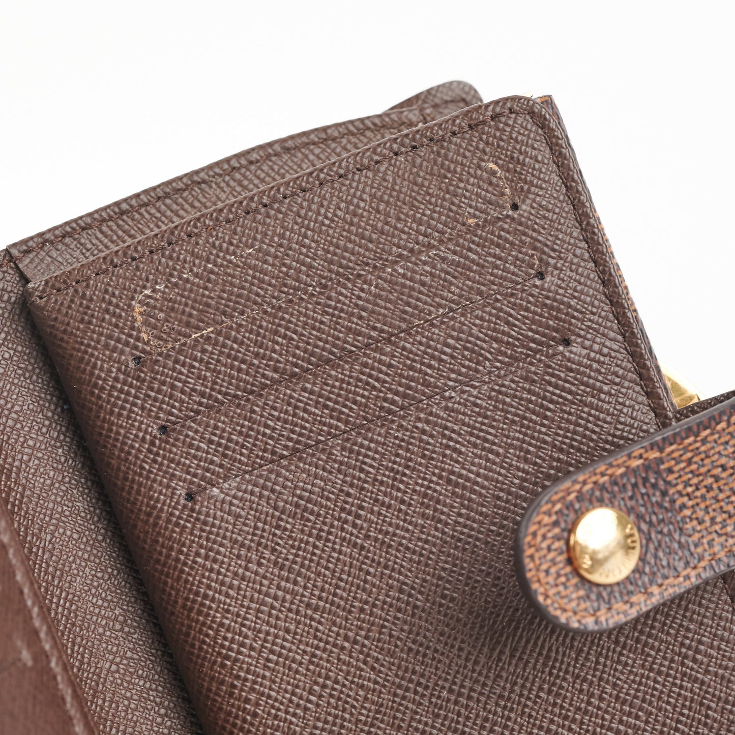Louis Vuitton French Purse Damier Ebene