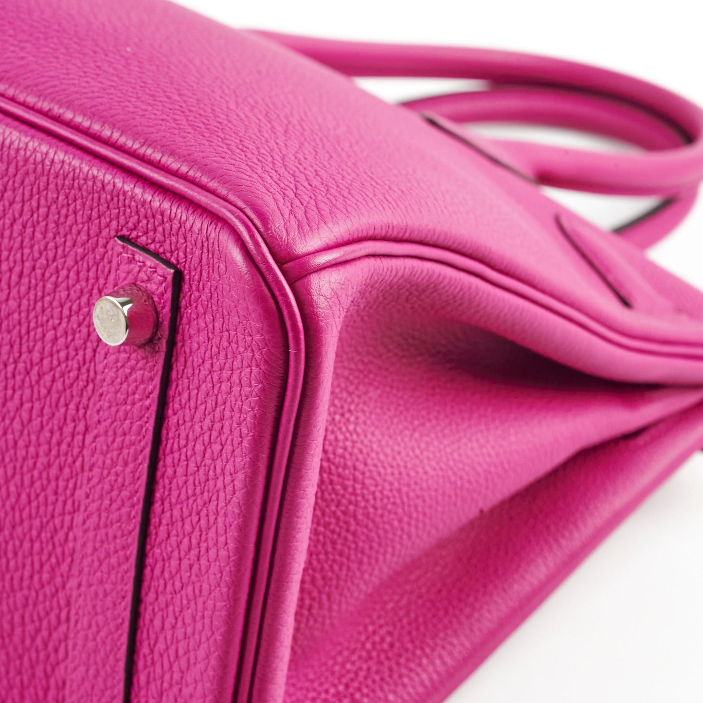 Hermes Birkin 30 Rose Pourpre A stamp