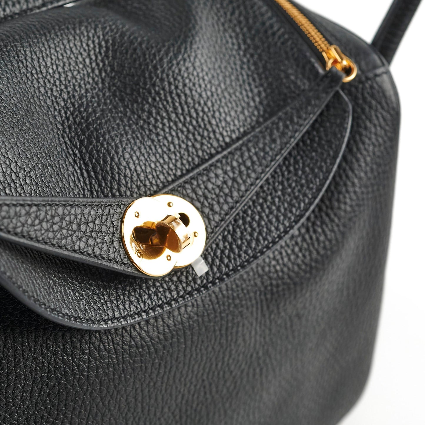 Hermes Lindy 26 Clemence Black - Y Stamp