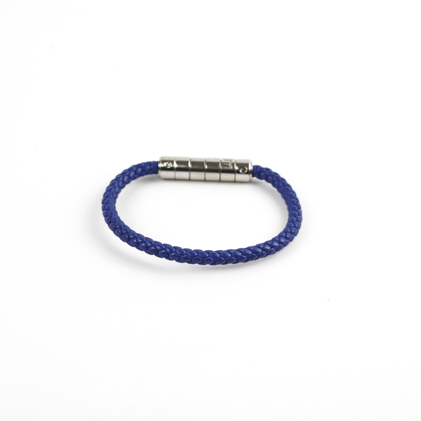 Hermes Goliath Leather Bracelet Blue