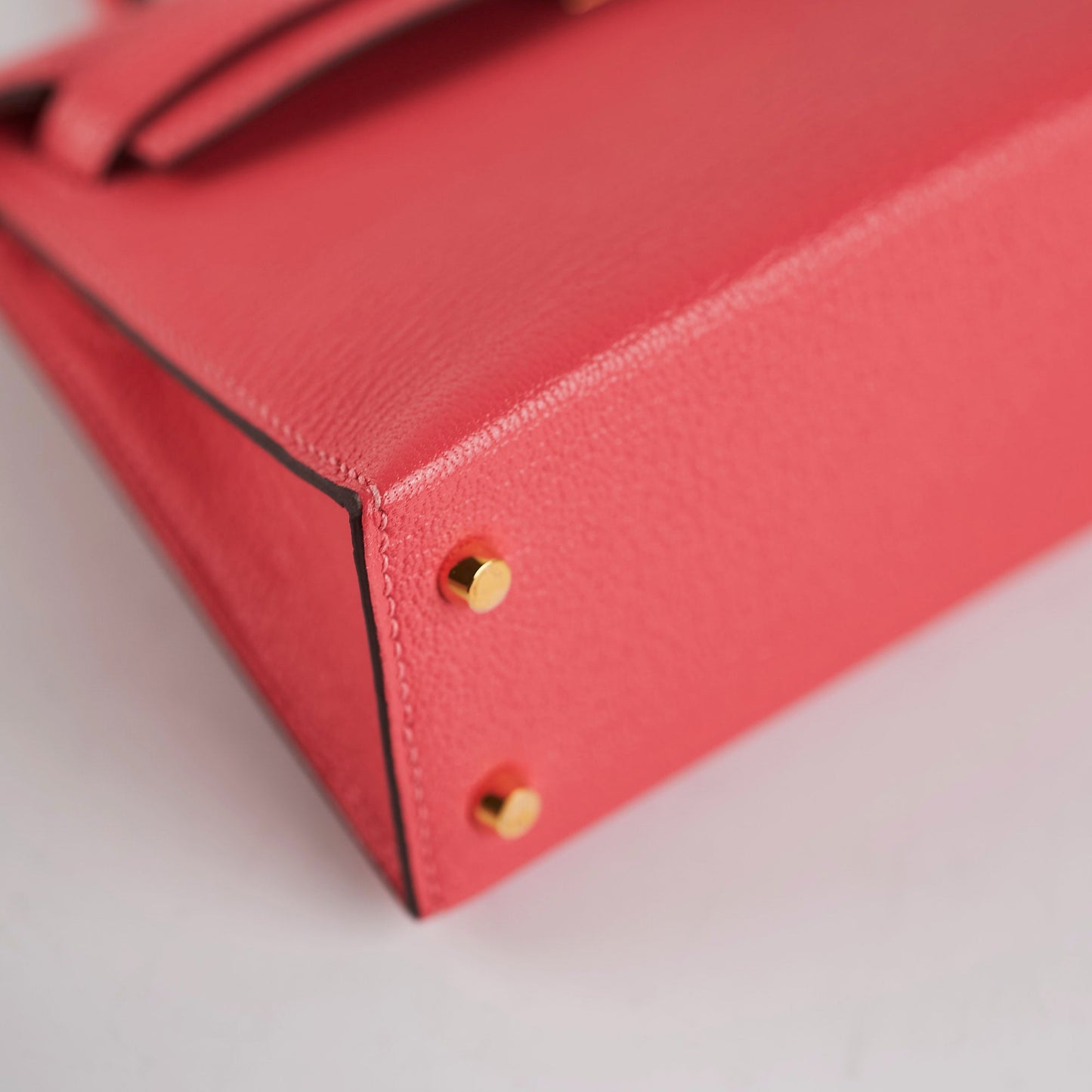 Hermes Mini Kelly Rose Lipstick Chevre Y Stamp (2020)