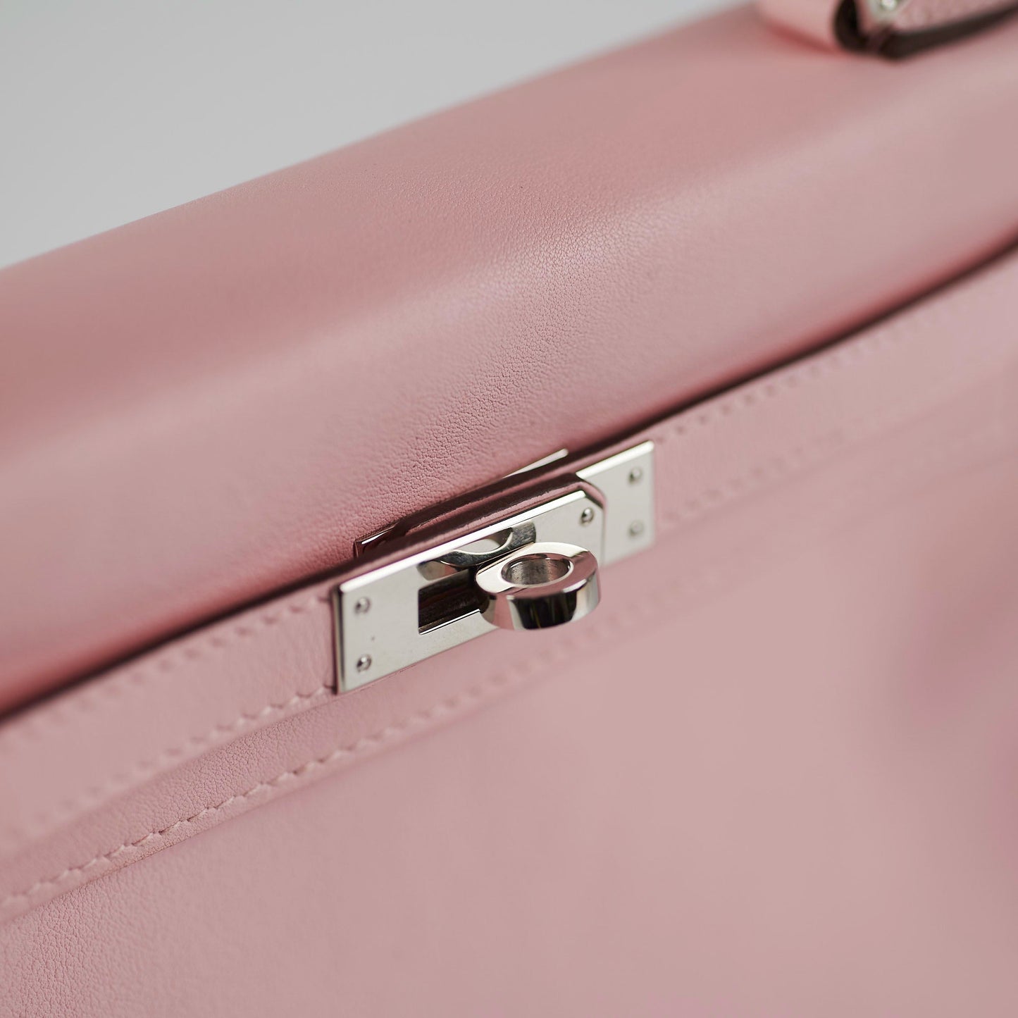 Hermes Kelly 25 Retourne Swift Rose Sakura D Stamp (2019)