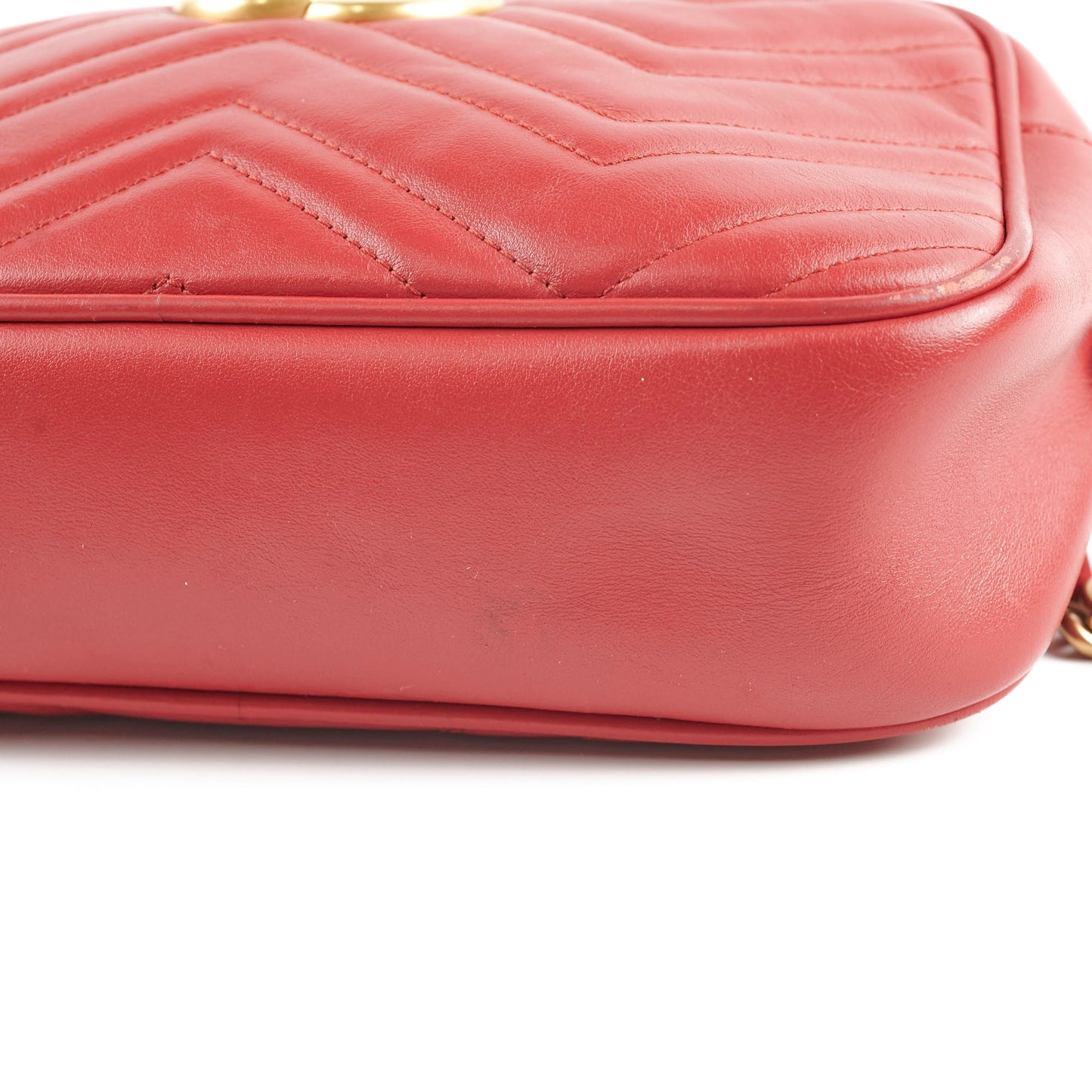 Gucci Small Marmont Camera Bag Red