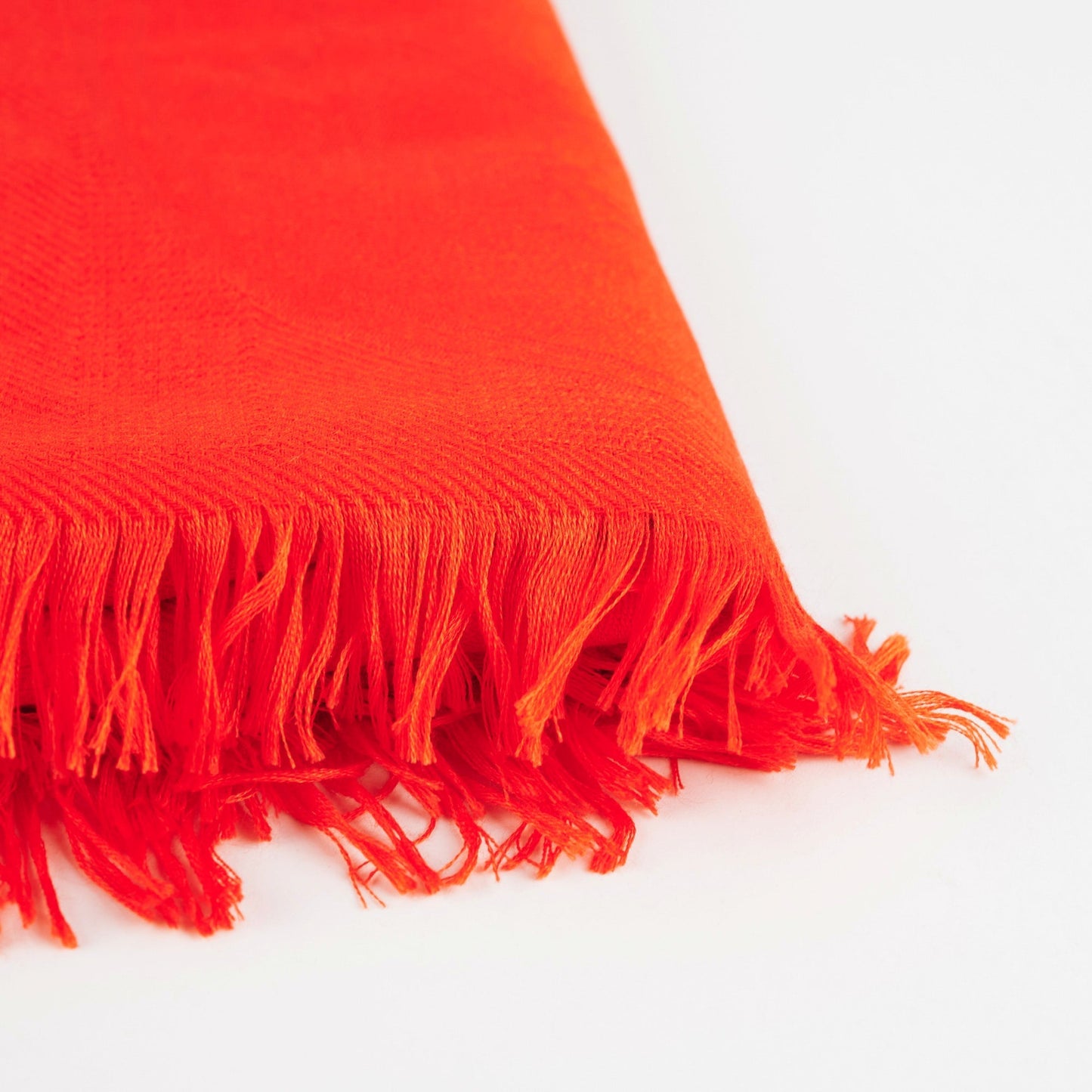 Hermes Shawl Orange Silk/Cashmere