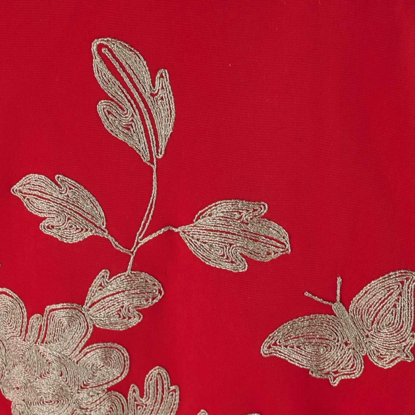 Gucci Floral Embroidery Track Jacket Red