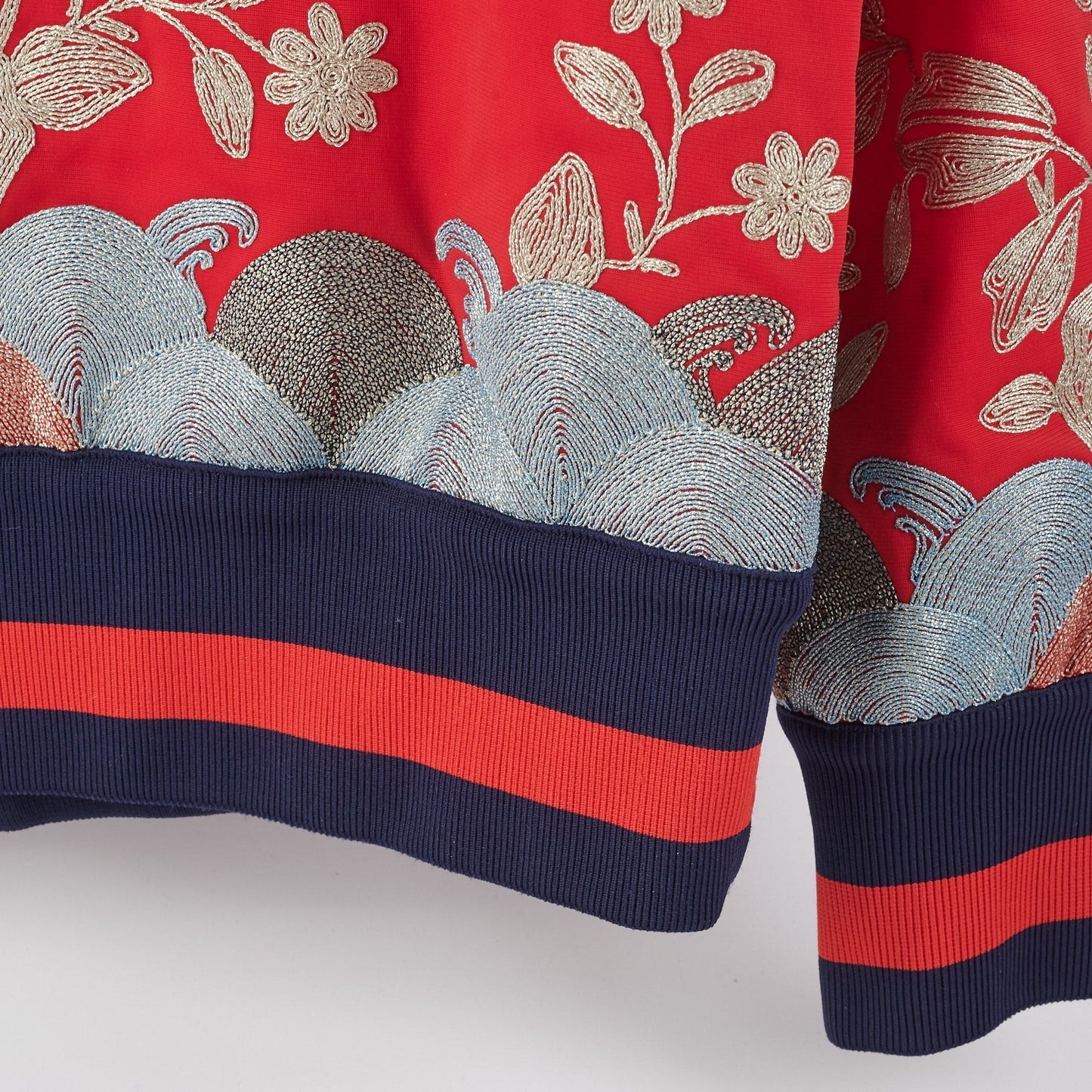 Gucci Floral Embroidery Track Jacket Red