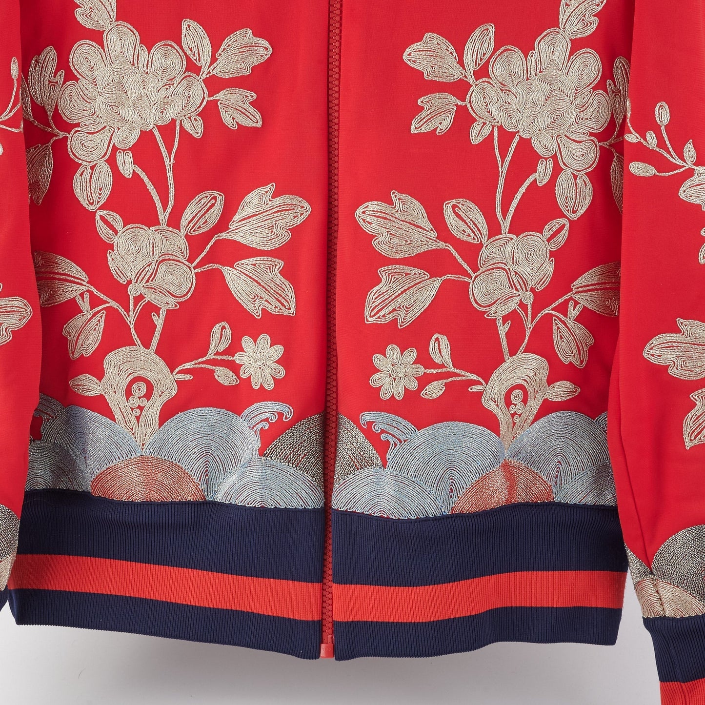 Gucci Floral Embroidery Track Jacket Red