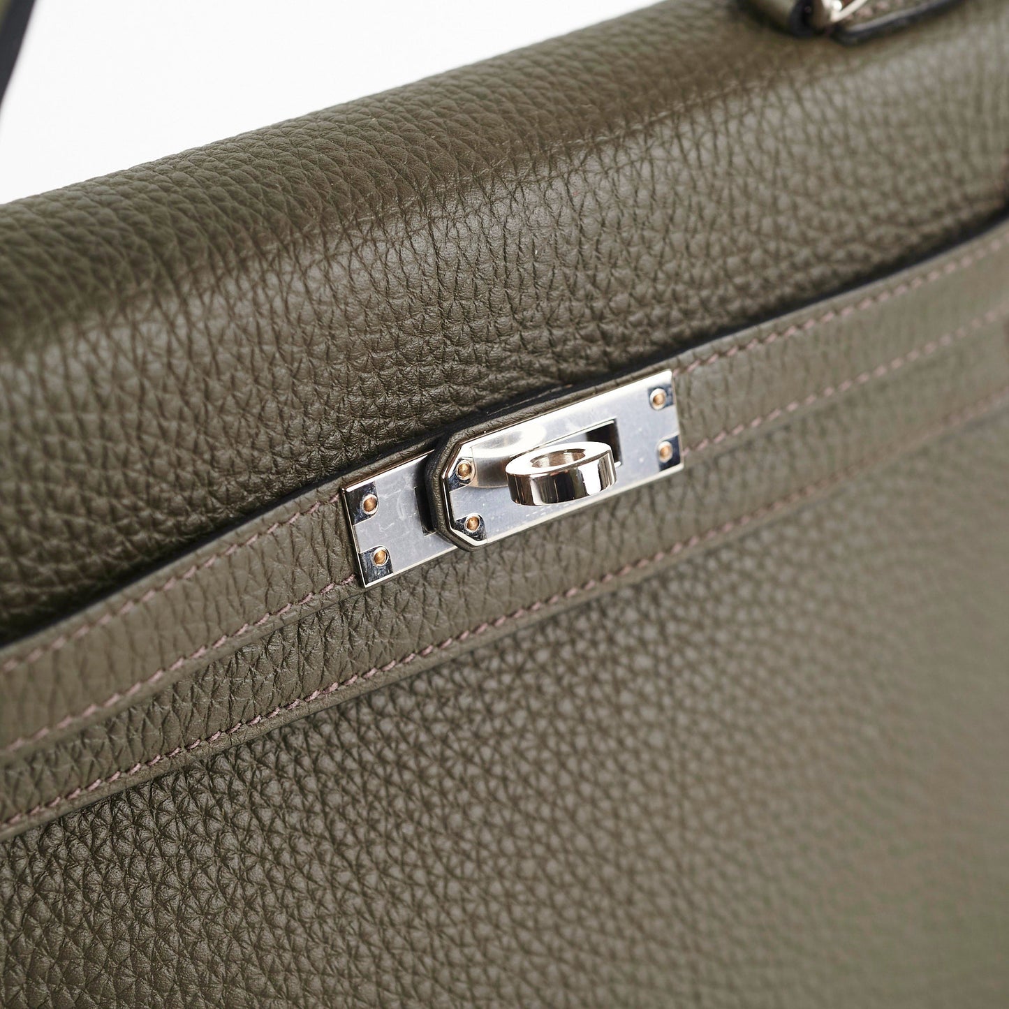 Hermes Kelly 25 Vert De Gris Y Stamp