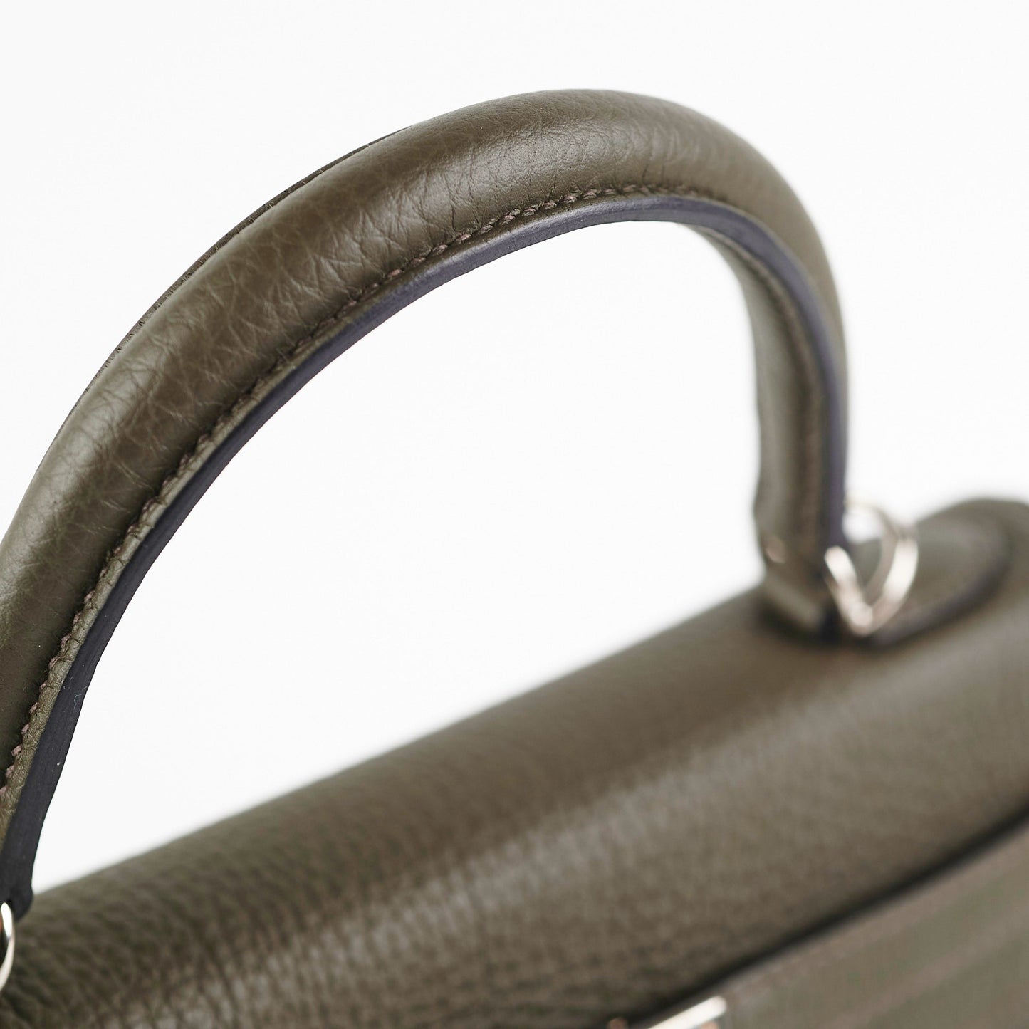 Hermes Kelly 25 Vert De Gris Y Stamp