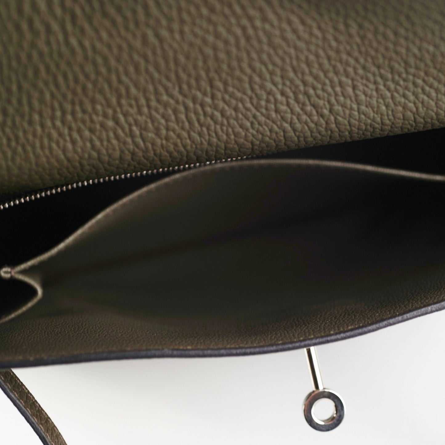 Hermes Kelly 25 Vert De Gris Y Stamp