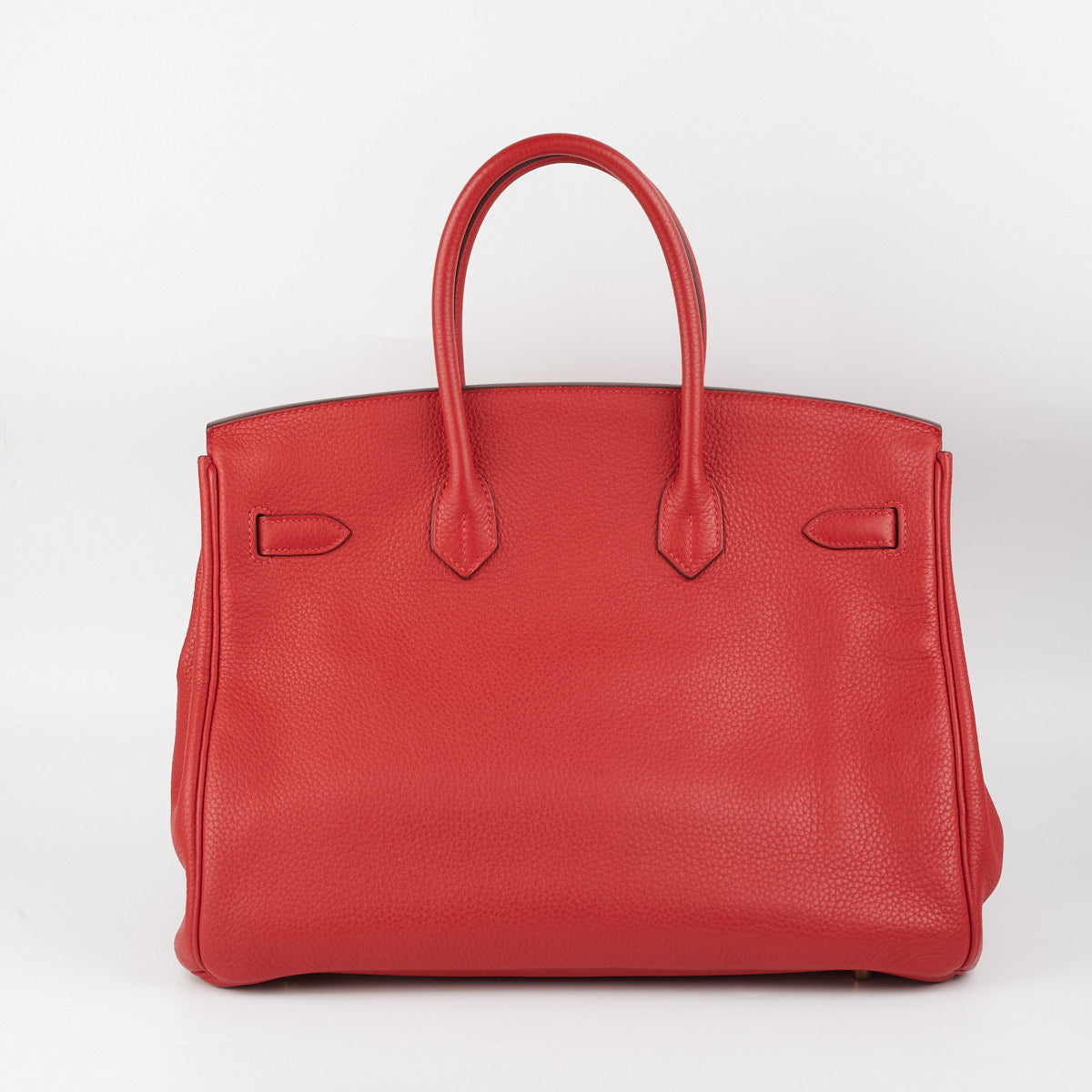 Hermes Birkin 35 Clemence Red - T Stamp