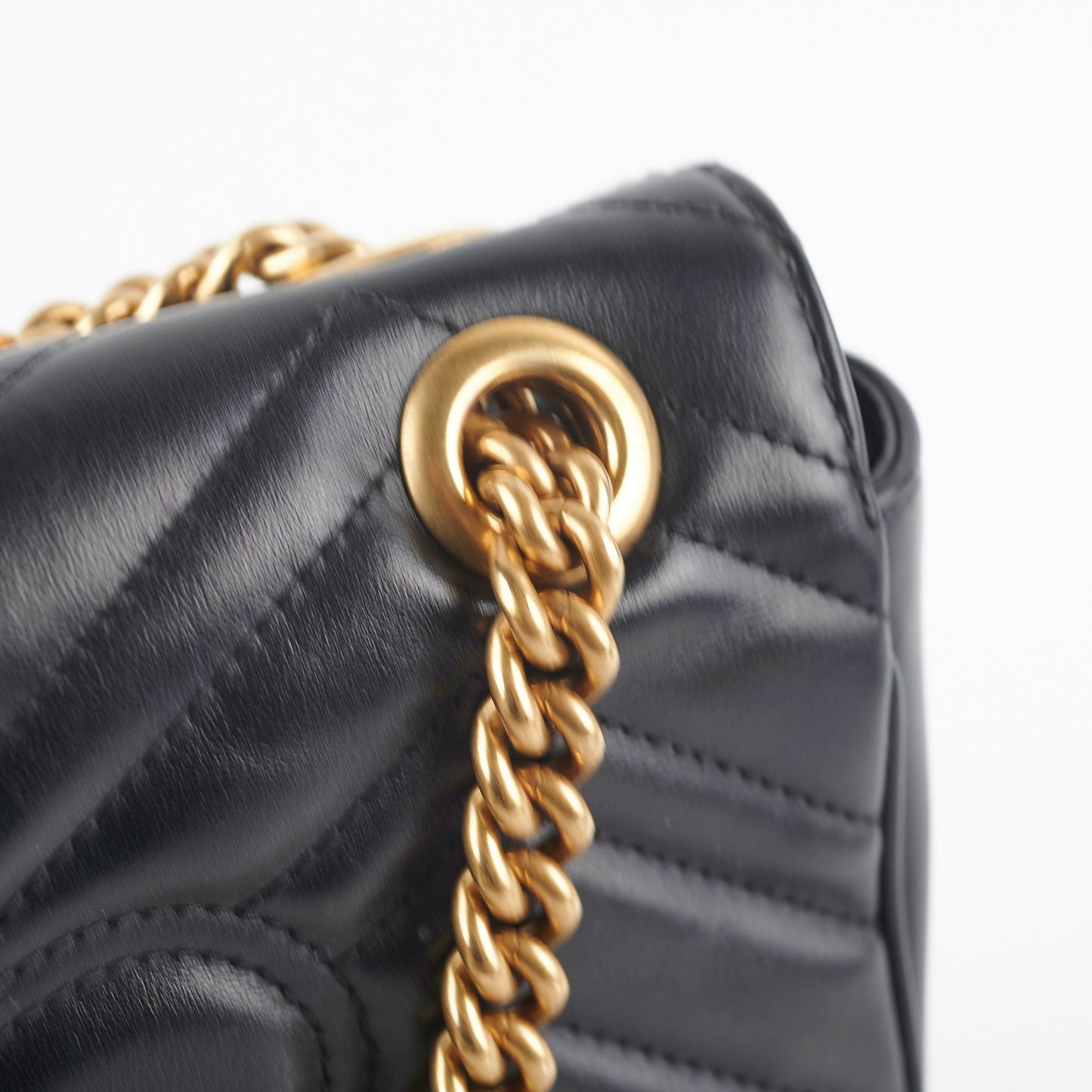 Gucci Marmont Black Small Shoulder Bag