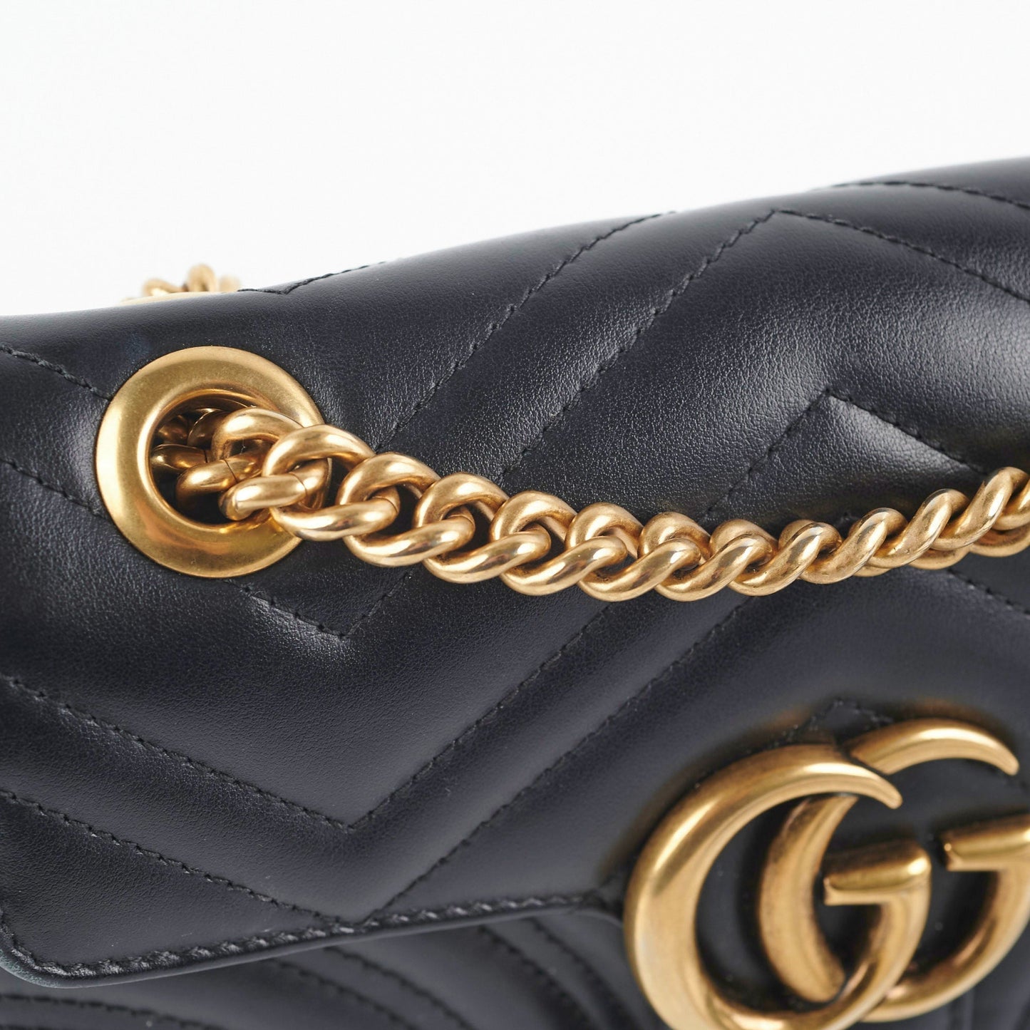 Gucci Marmont Black Small Shoulder Bag