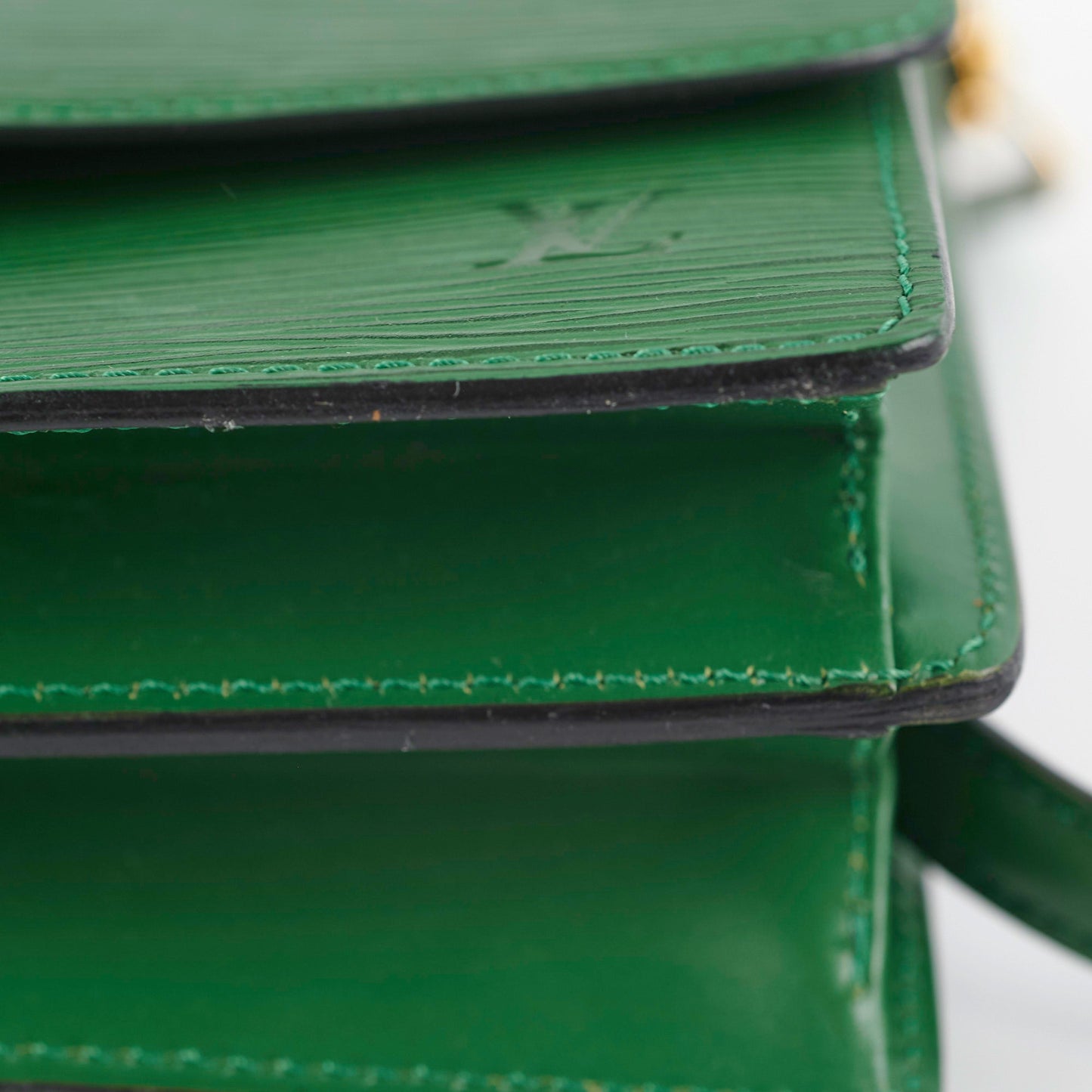 Louis Vuitton Grenelle Green Epi Leather
