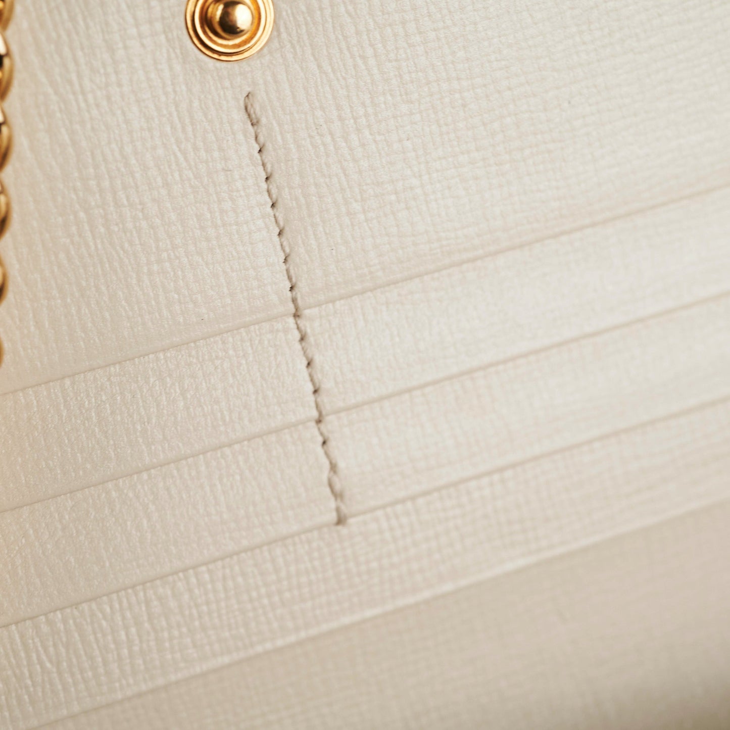 Gucci Horsebit 1955 White Wallet on Chain