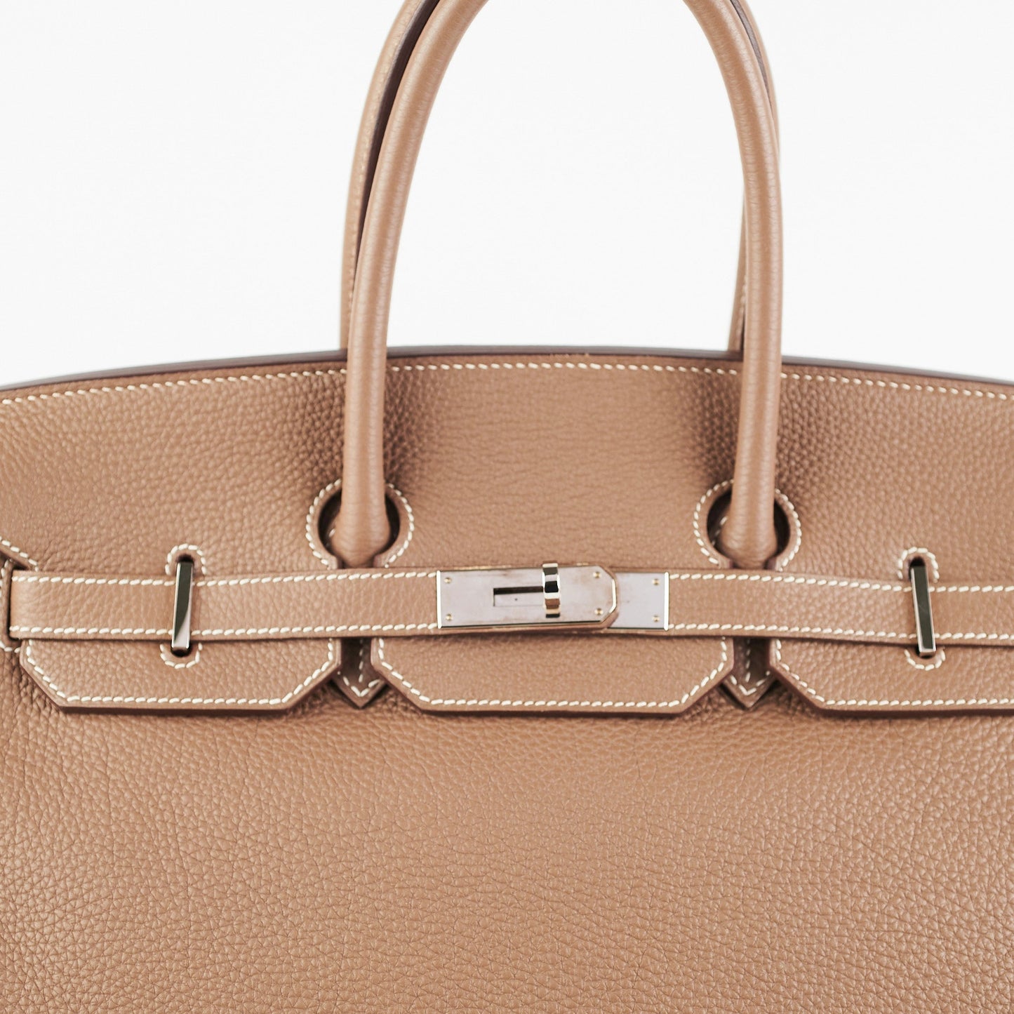 Hermes Etoupe Birkin 35 Togo - R Square Stamp 2014