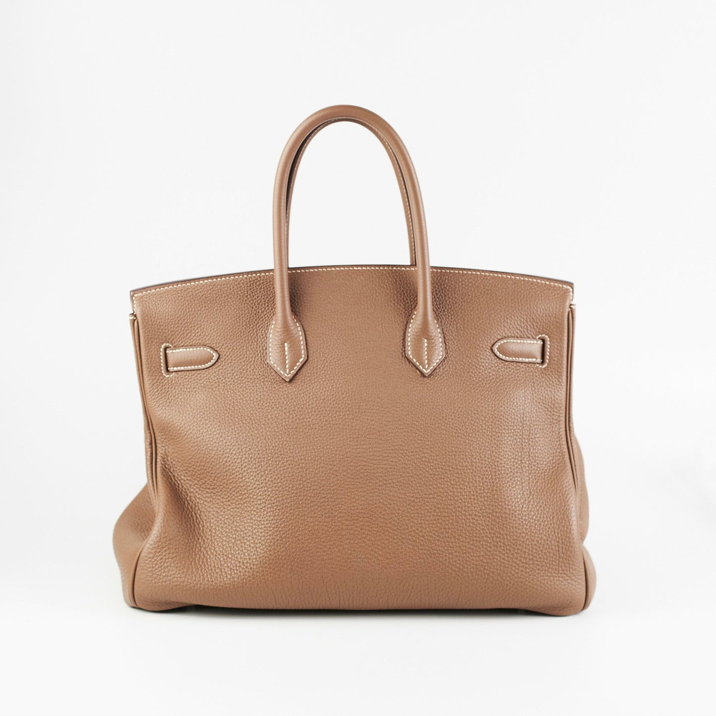 Hermes Etoupe Birkin 35 Togo - R Square Stamp 2014