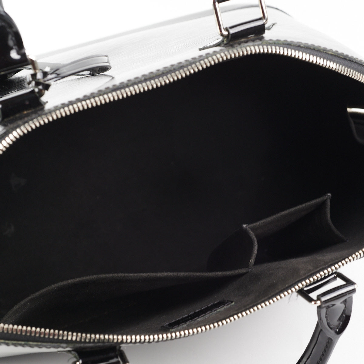 Louis Vuitton Alma GM Patent Epi Leather Black