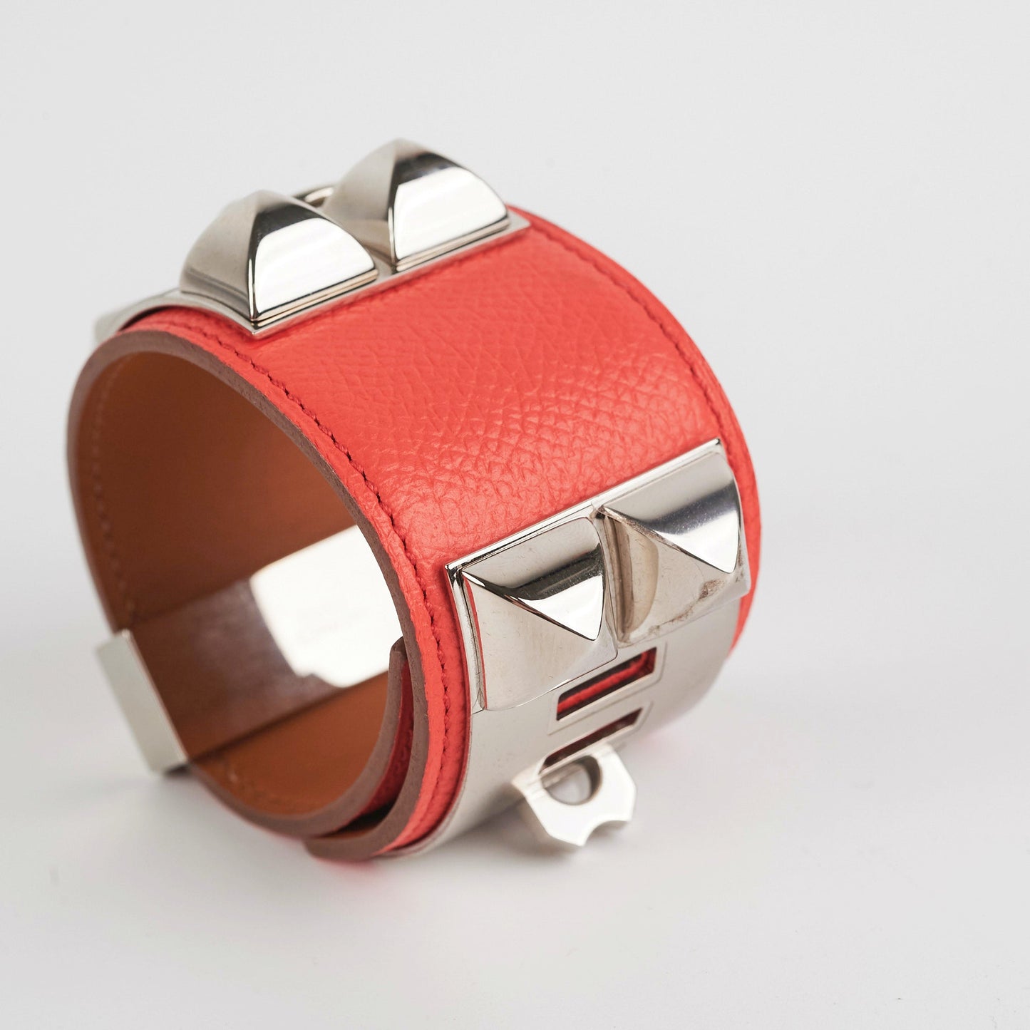 Hermes Collier De Chien Bracelet Red
