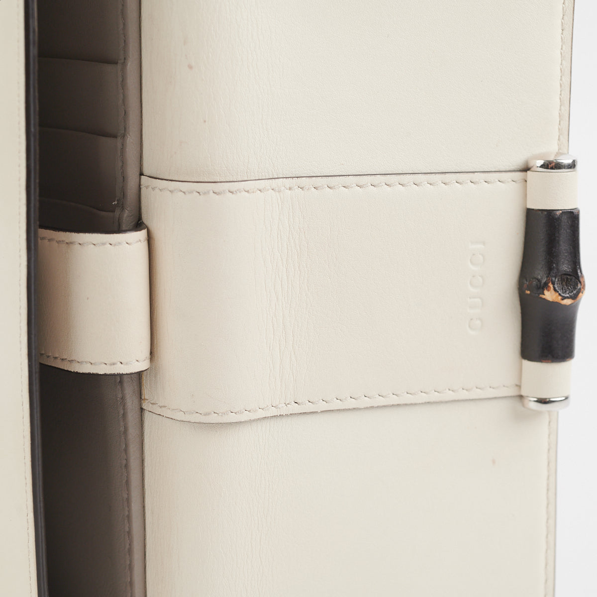 Gucci White Wallet
