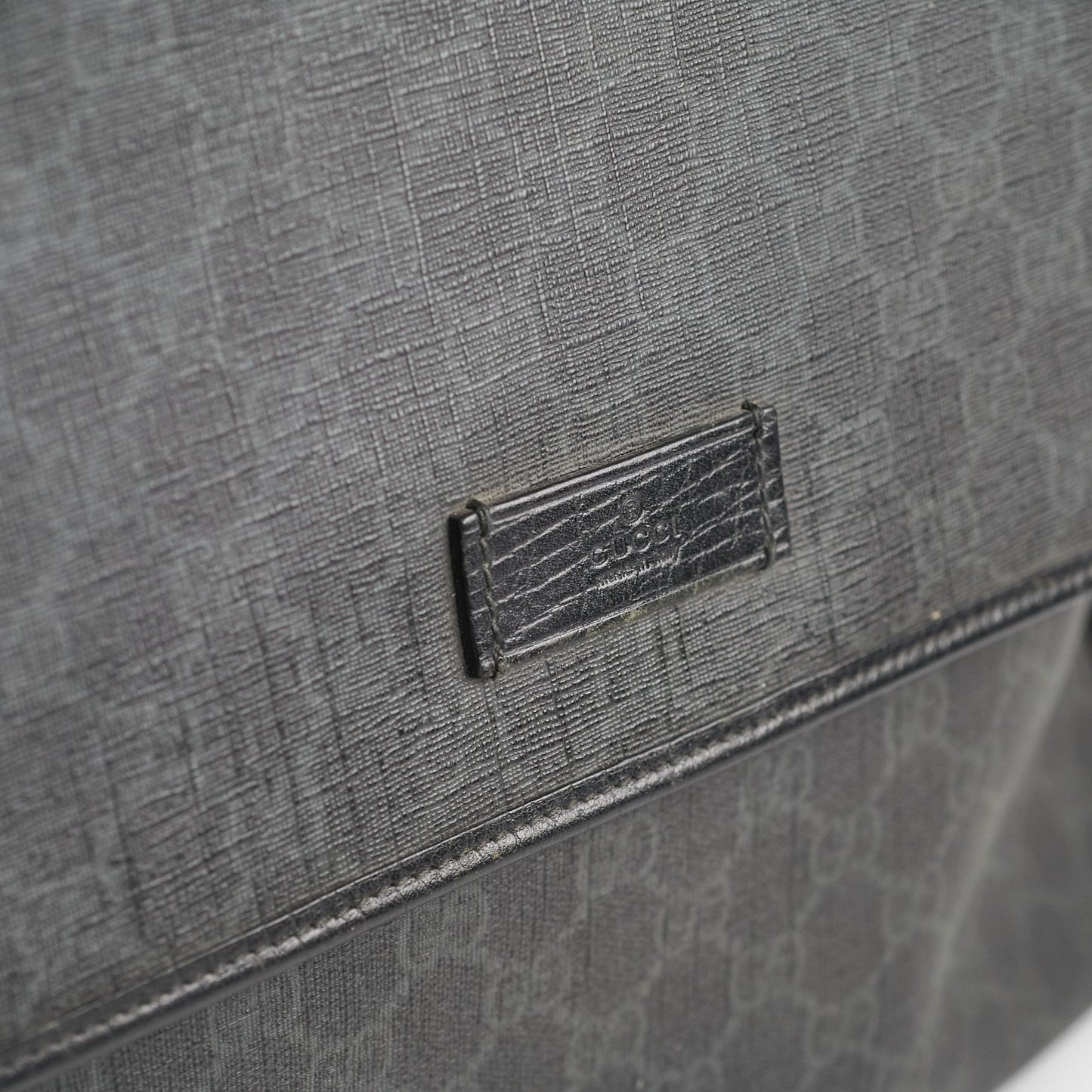 Gucci Mens Black Shoulder Monogram Bag