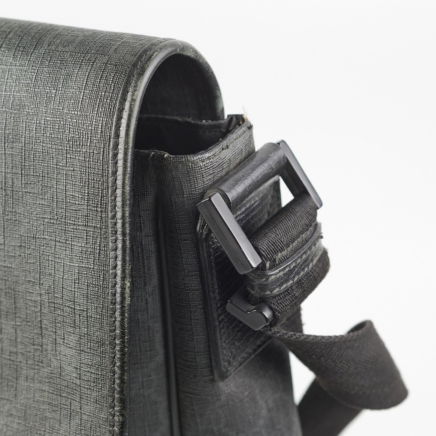 Gucci Mens Black Shoulder Monogram Bag