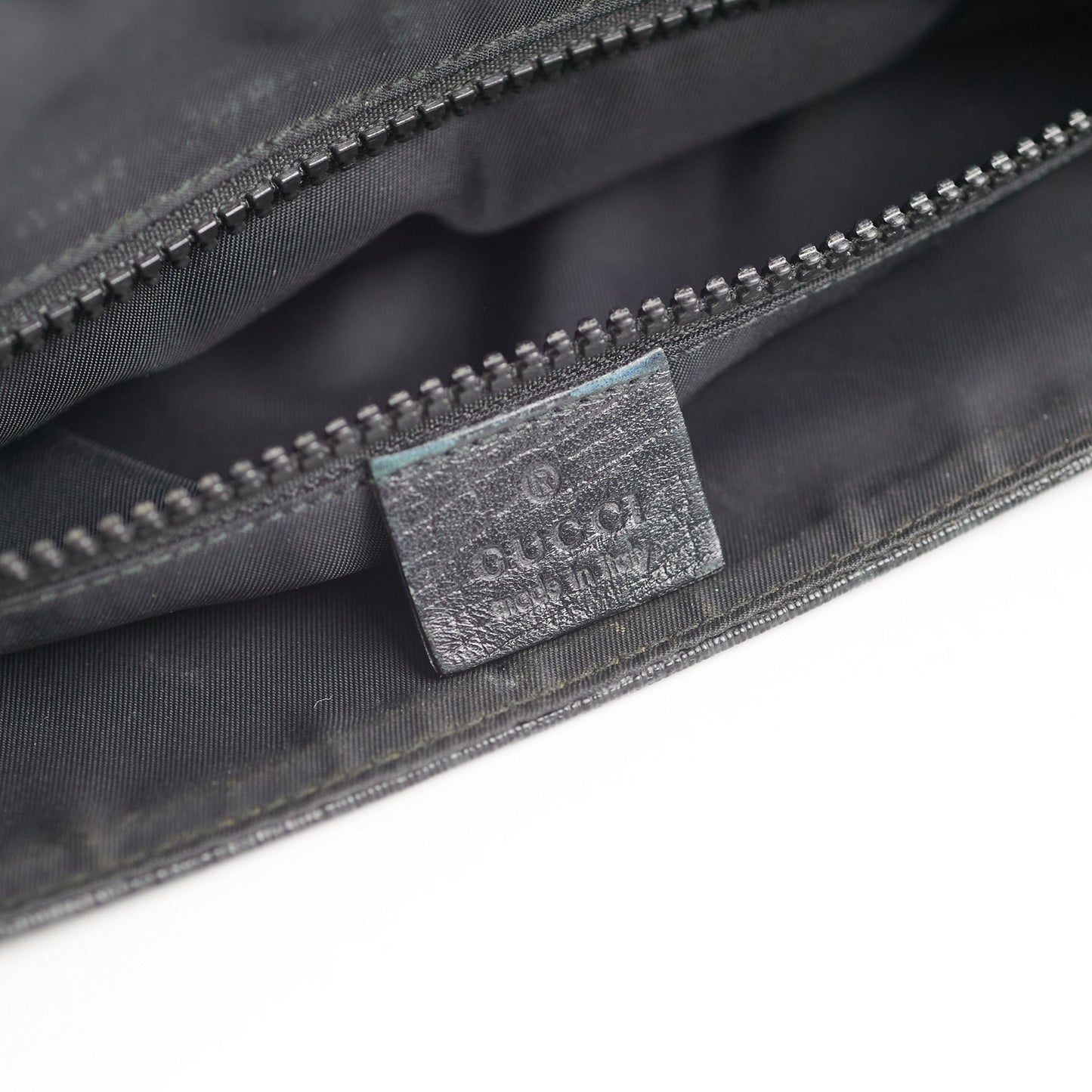 Gucci Mens Black Shoulder Monogram Bag
