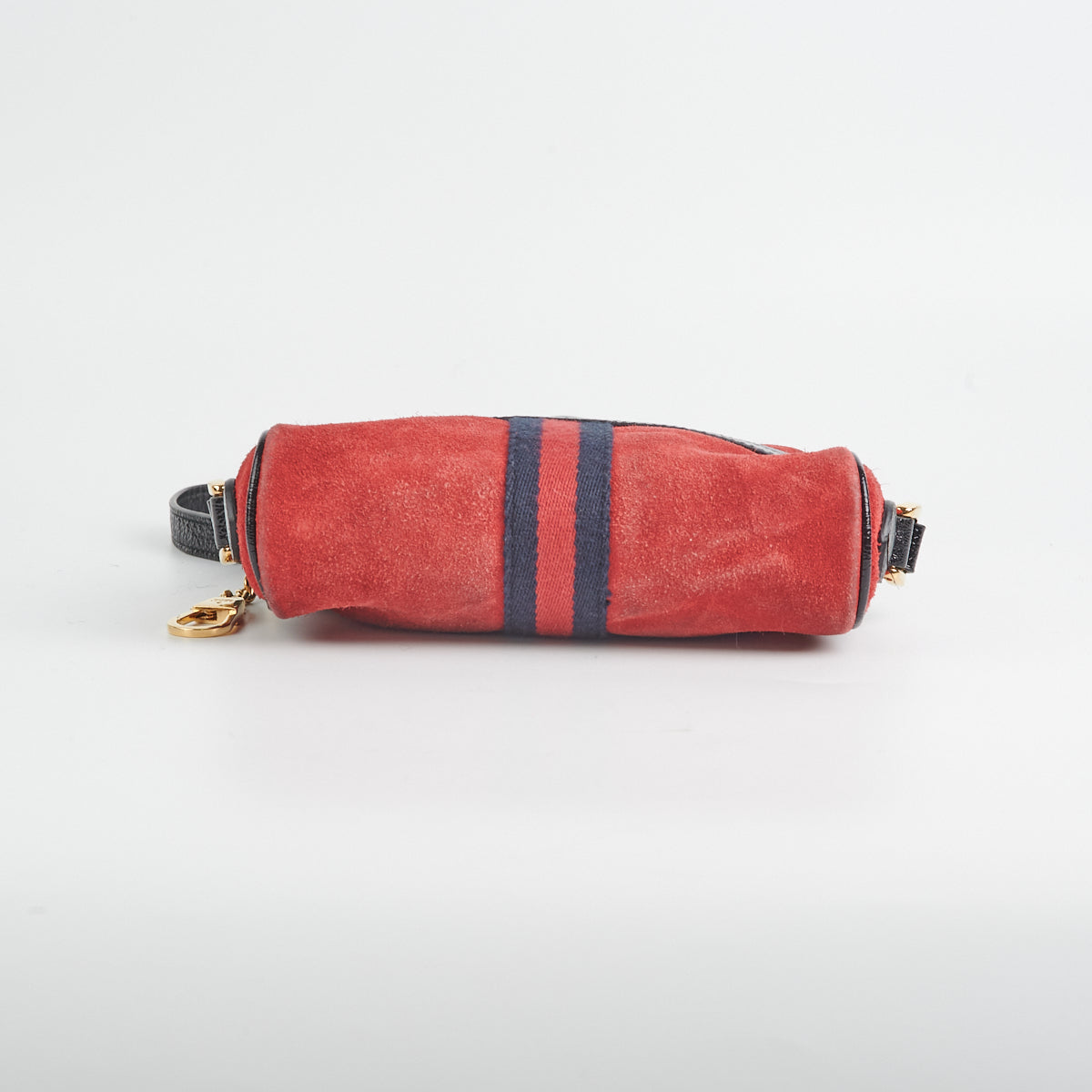 Gucci Vintage Nubuck Camera Bag Red
