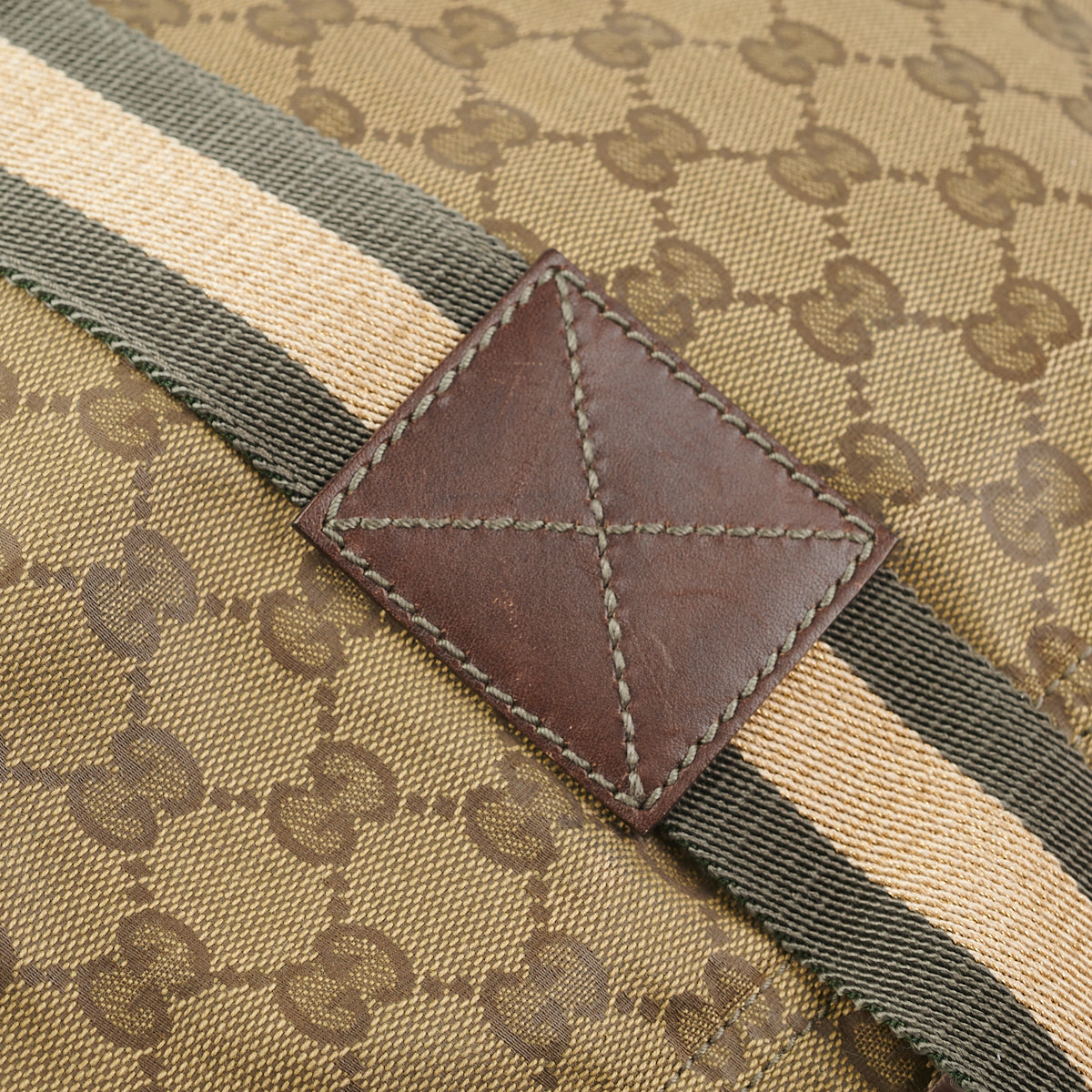 Gucci Canvas Tote Green