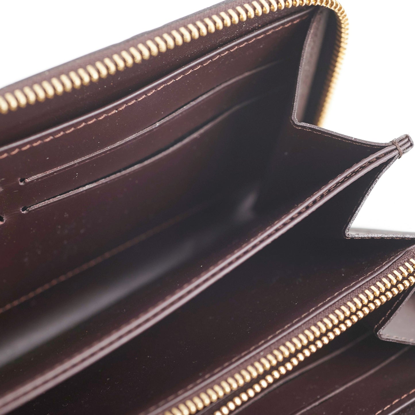 Louis Vuitton Amarante Monogram Vernis Zippy Wallet