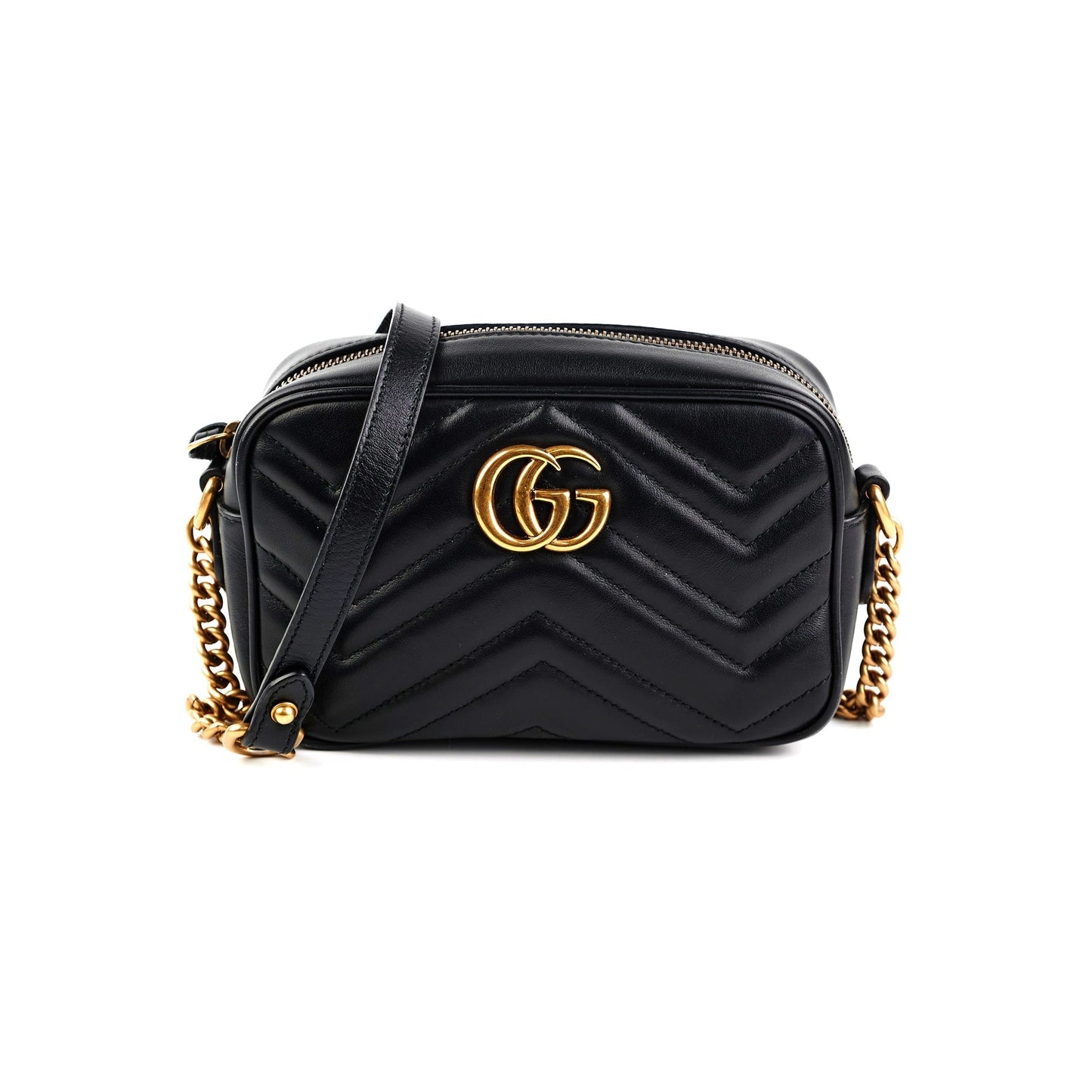 Gucci Marmont Mini Black Crossbody Bag