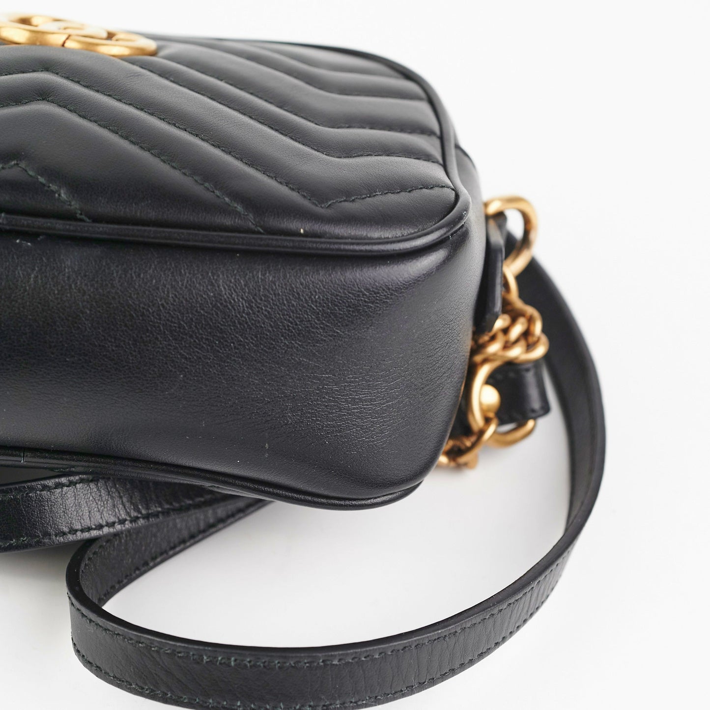 Gucci Marmont Mini Black Crossbody Bag