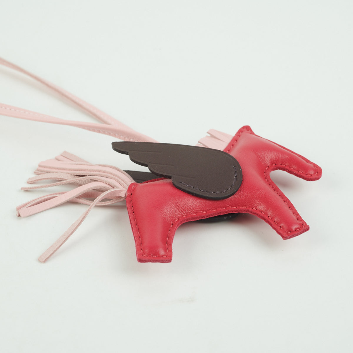 Hermes Rodeo Pegase PM Framboise/Rose Sakura/ Rouge Sellier - Stamp Z