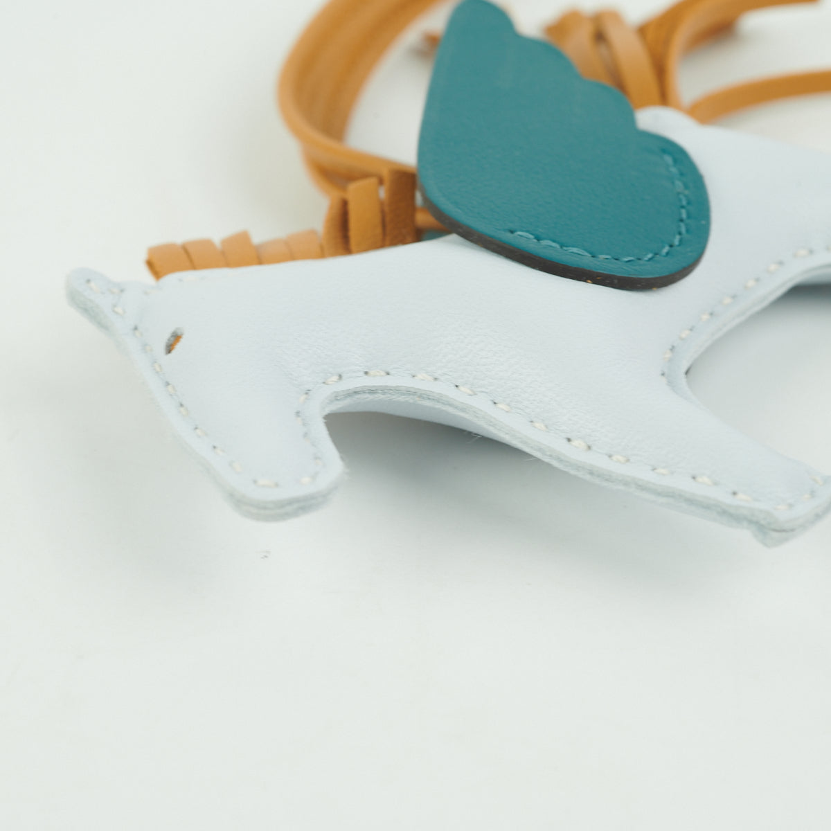 Hermes Rodeo Pegase PM Blue Brume/Sesame/Vert Bosphore - Stamp Z
