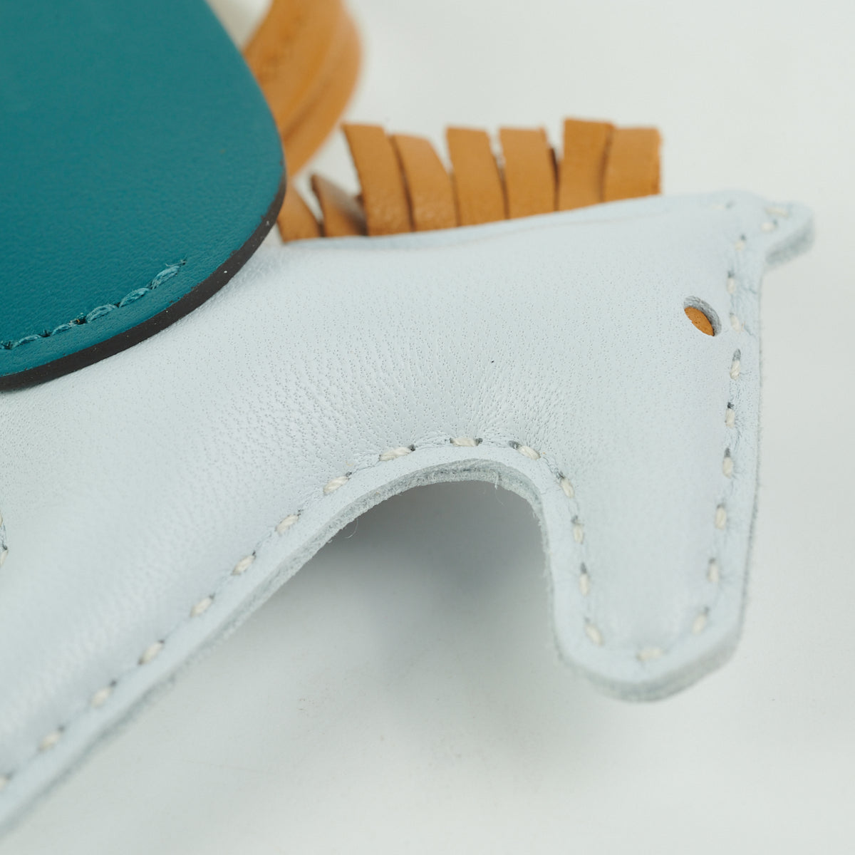 Hermes Rodeo Pegase PM Blue Brume/Sesame/Vert Bosphore - Stamp Z