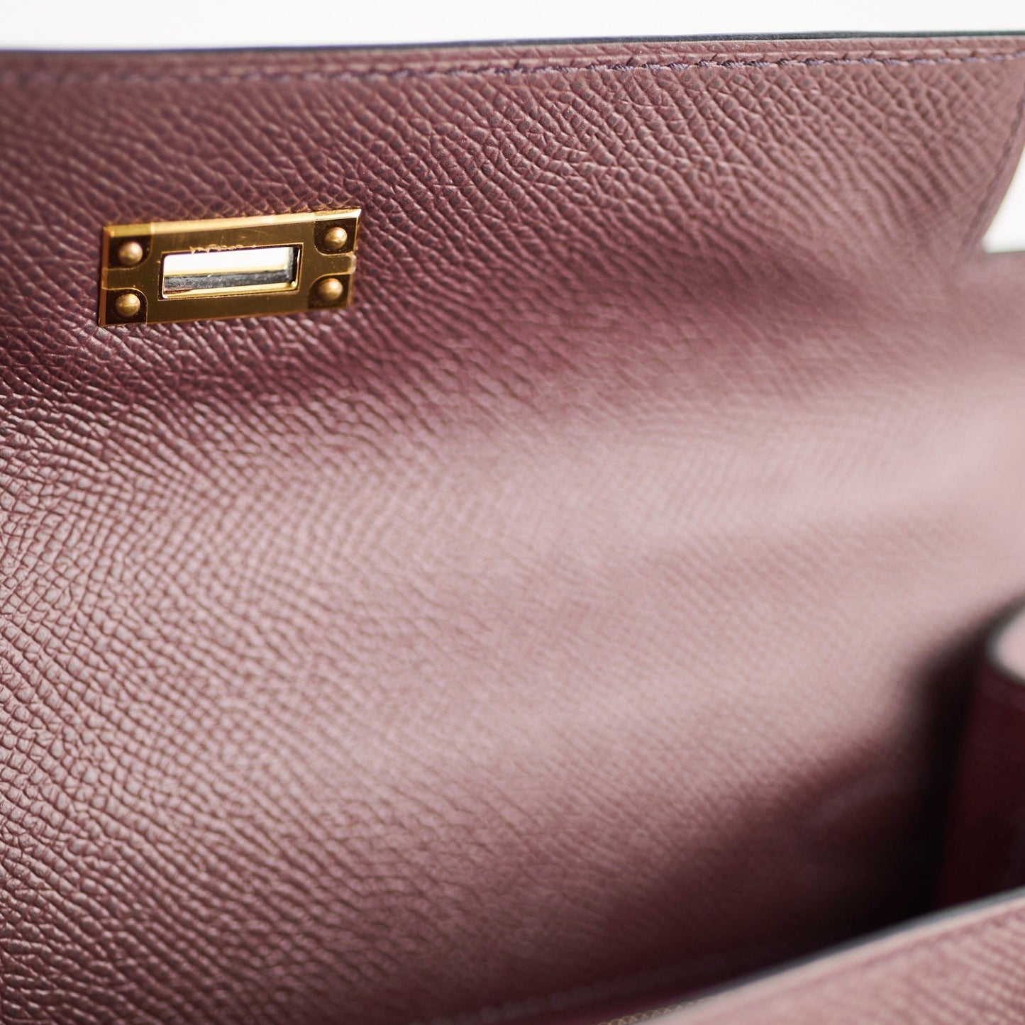 Hermes Kelly 25 Epsom Rouge Z Stamp 2021