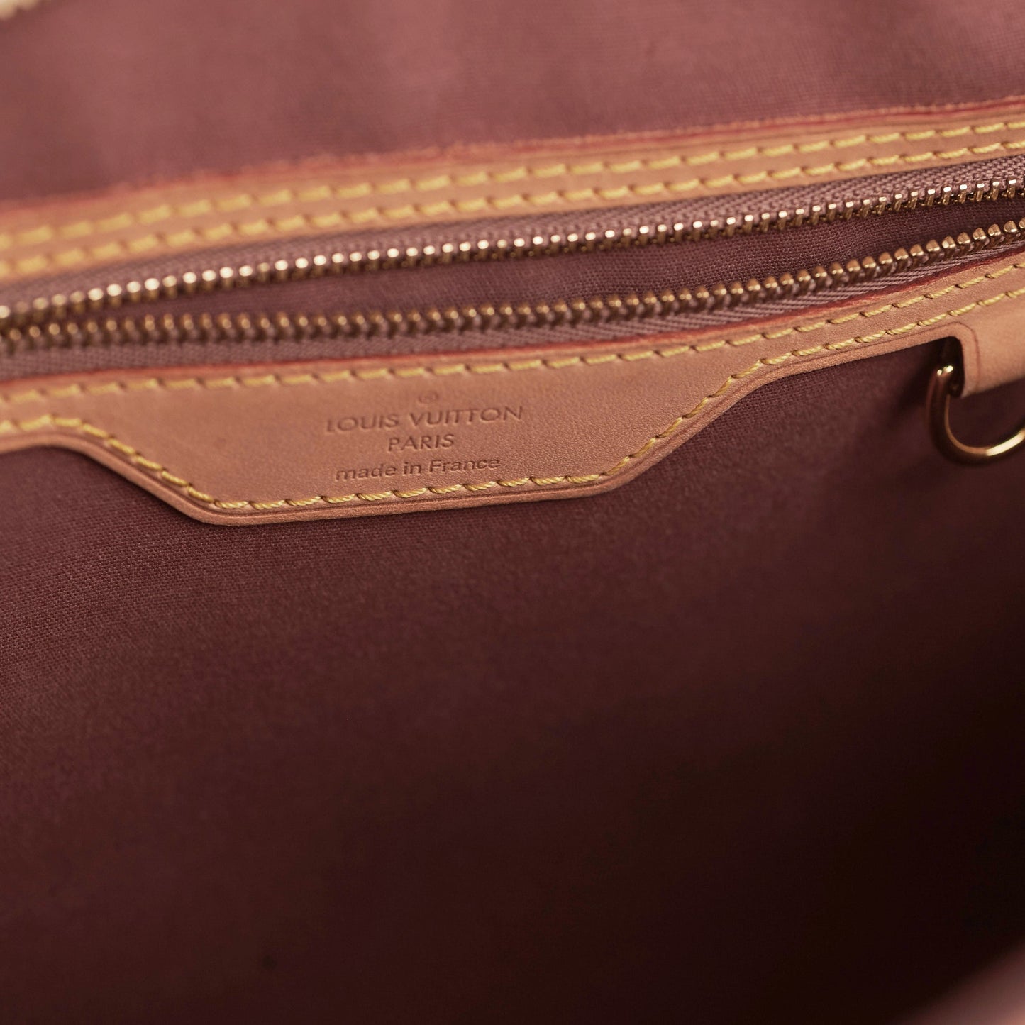 Louis Vuitton Brea Vernis Beige MM Bag