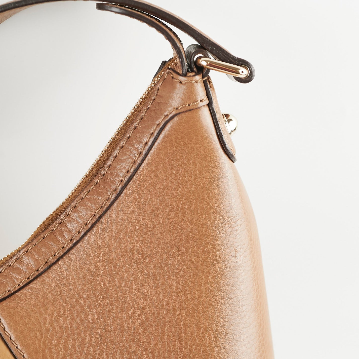 Gucci Horsebit Hobo Shoulder Bag Brown
