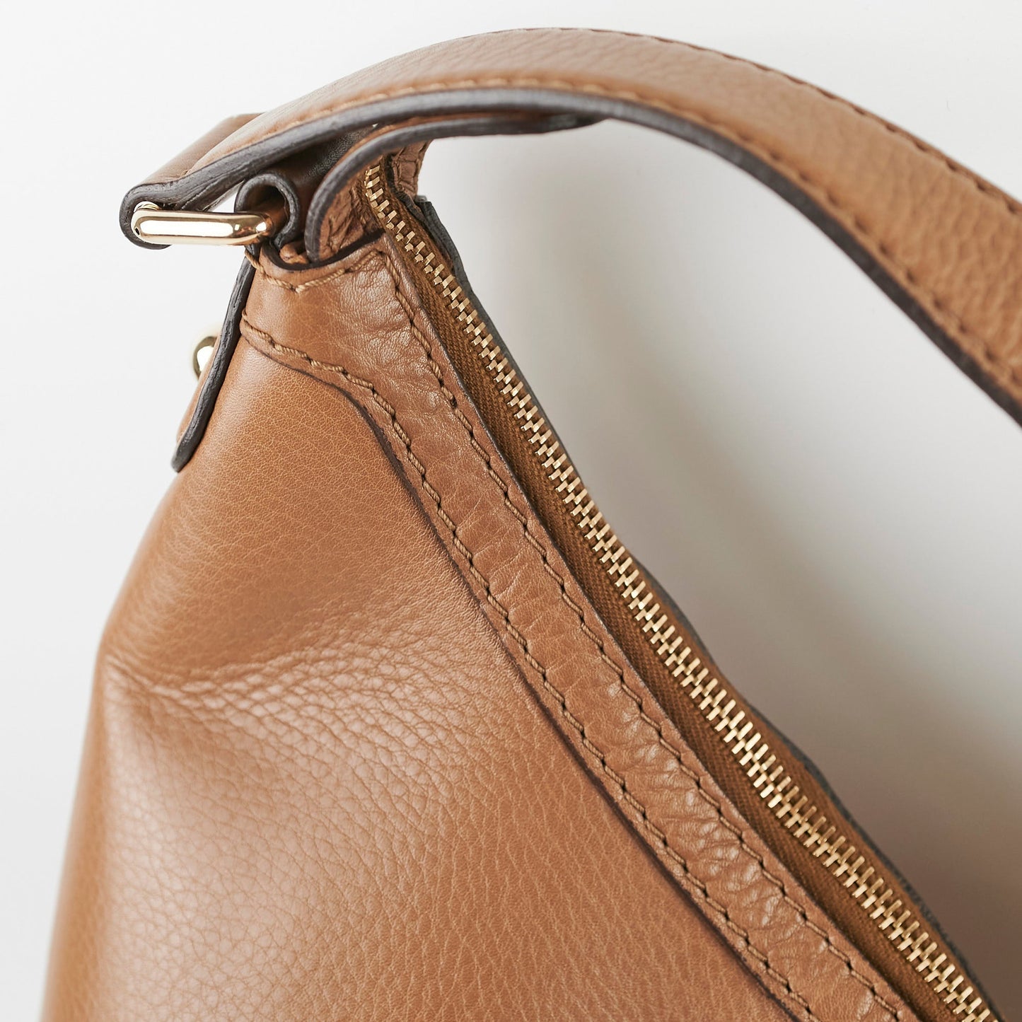 Gucci Horsebit Hobo Shoulder Bag Brown