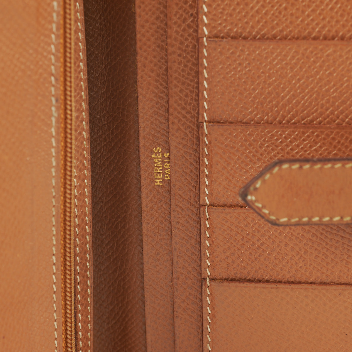 Hermes Bearn Wallet Brown