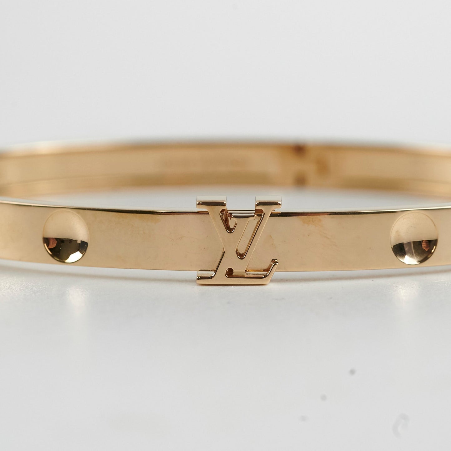 Louis Vuitton Empreinte Bangle Yellow Gold Size 17 (M)