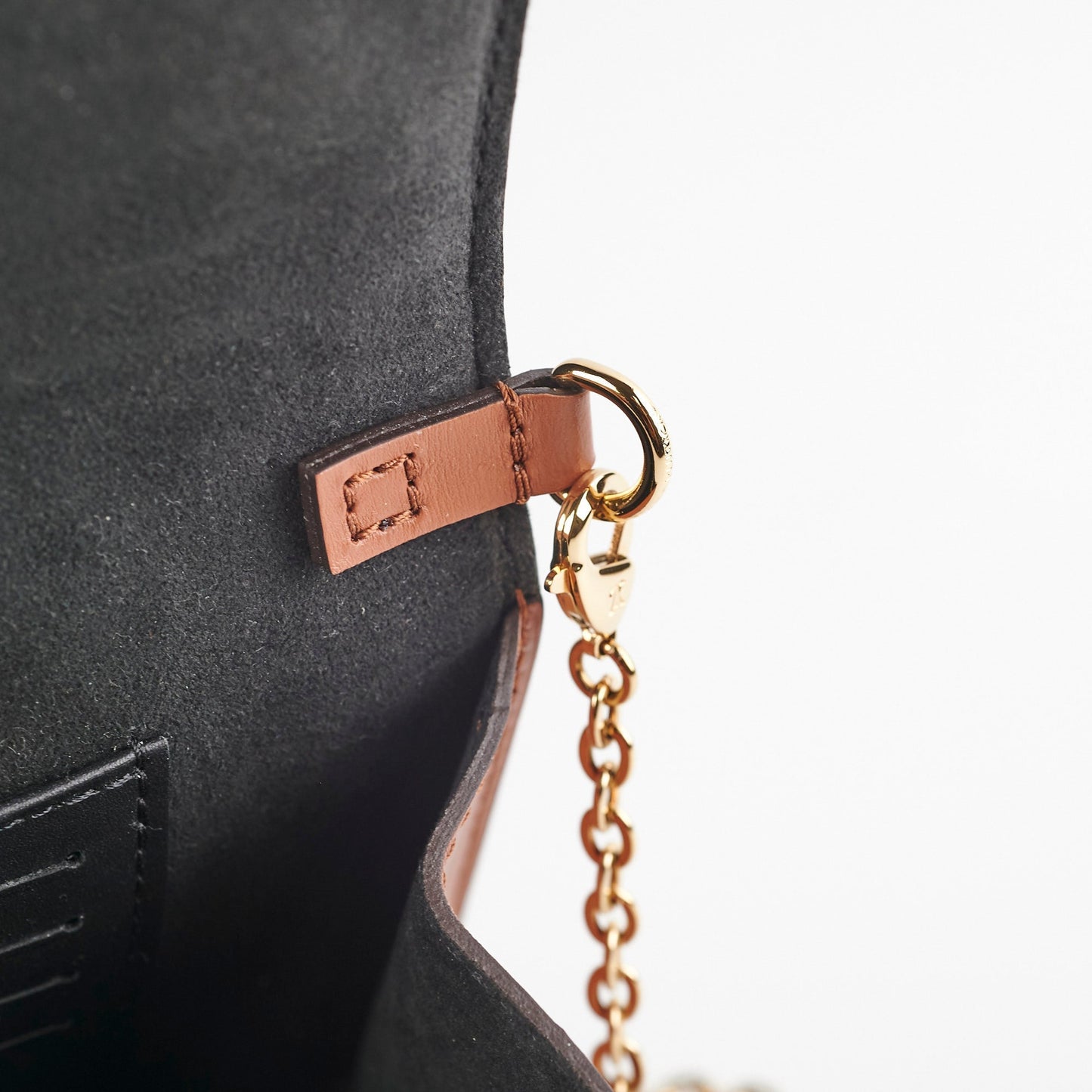 Louis Vuitton Dauphine Chain Wallet Monogram Bag